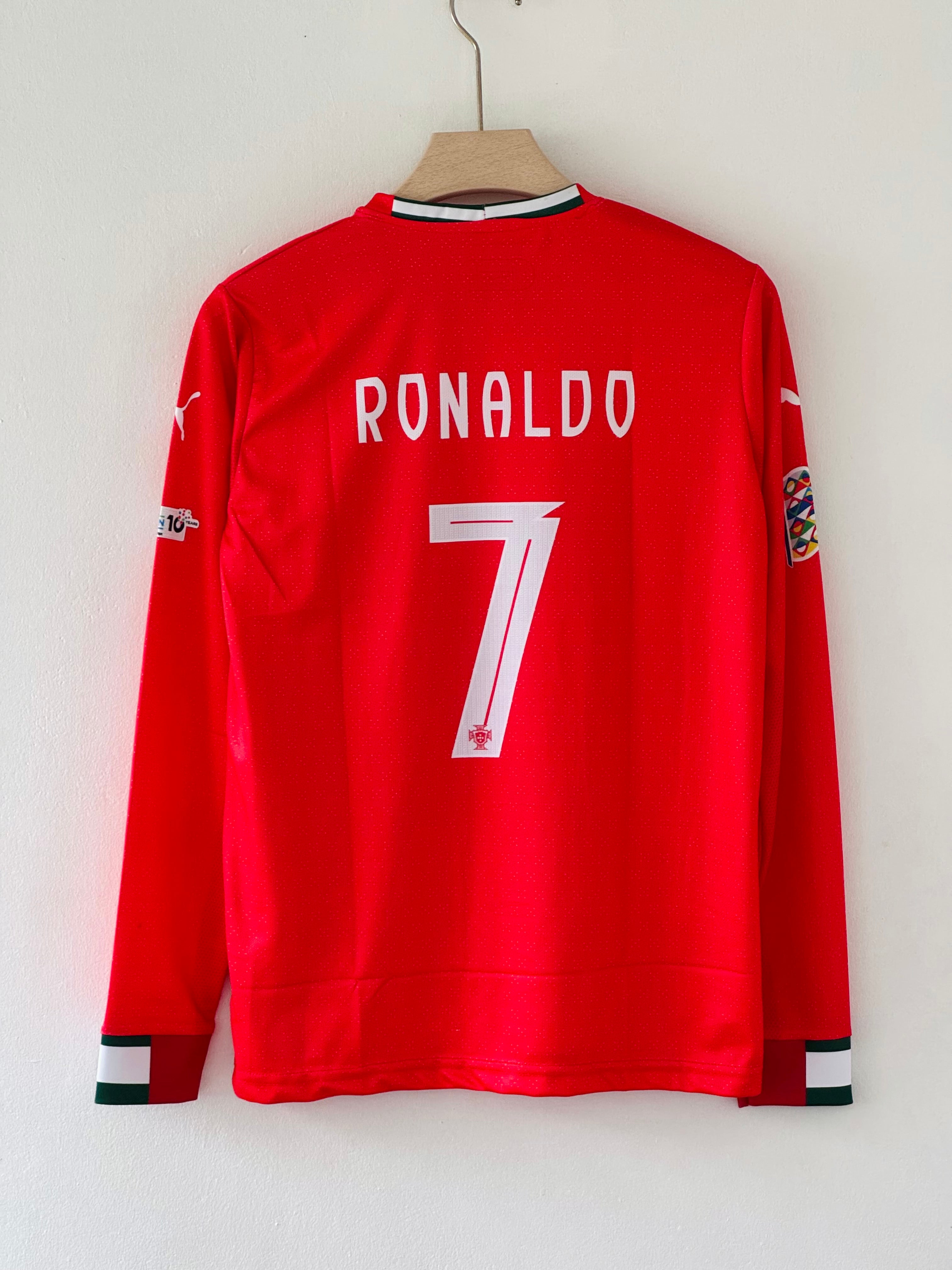 Legend Lives On – 2025/26 Portugal Home Kit, Ronaldo Full Sleeve Edition