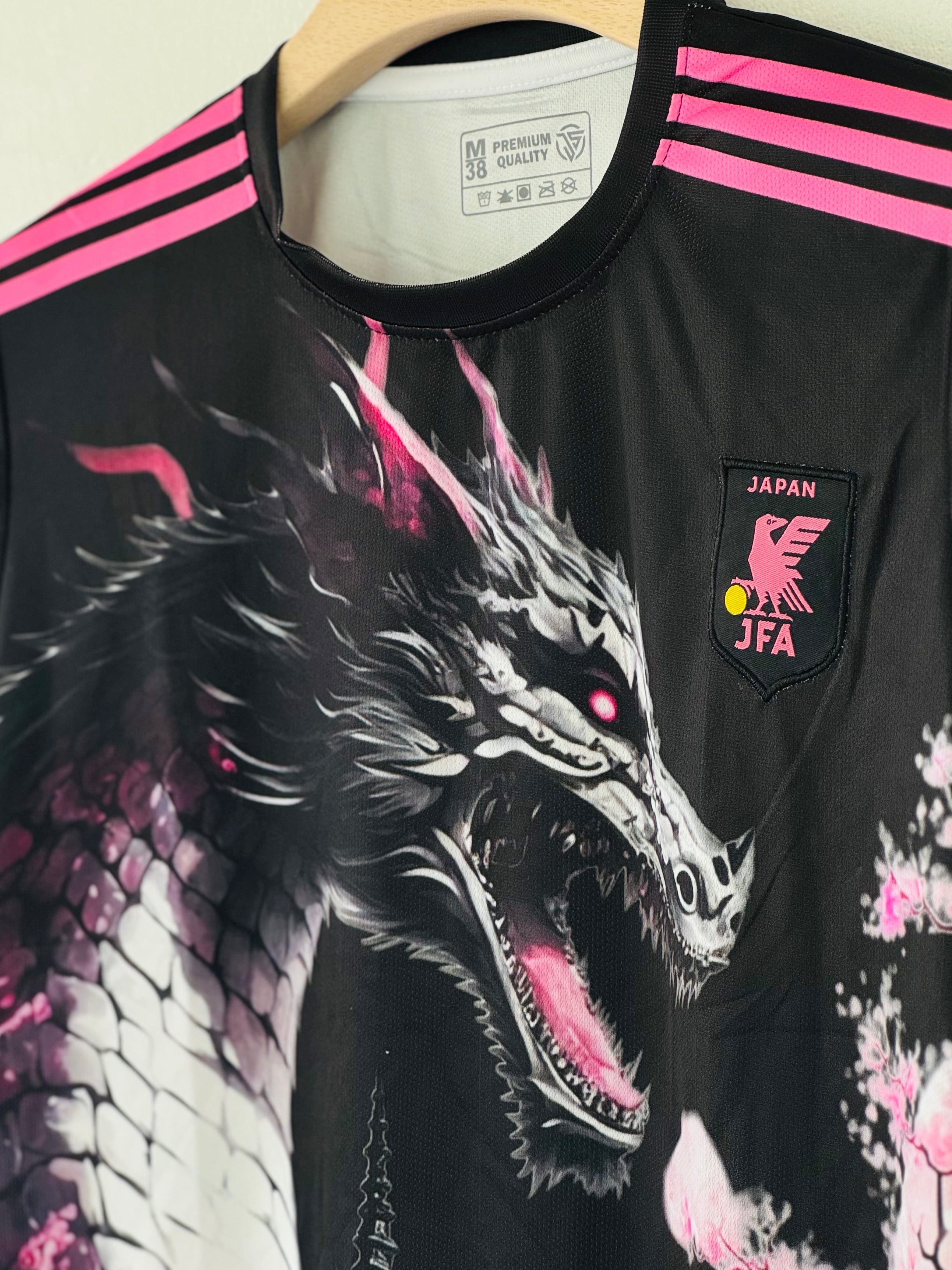 Honor Tradition and Power with the 2024 Japan Sakura Dragon Jersey – Embroidery Edition