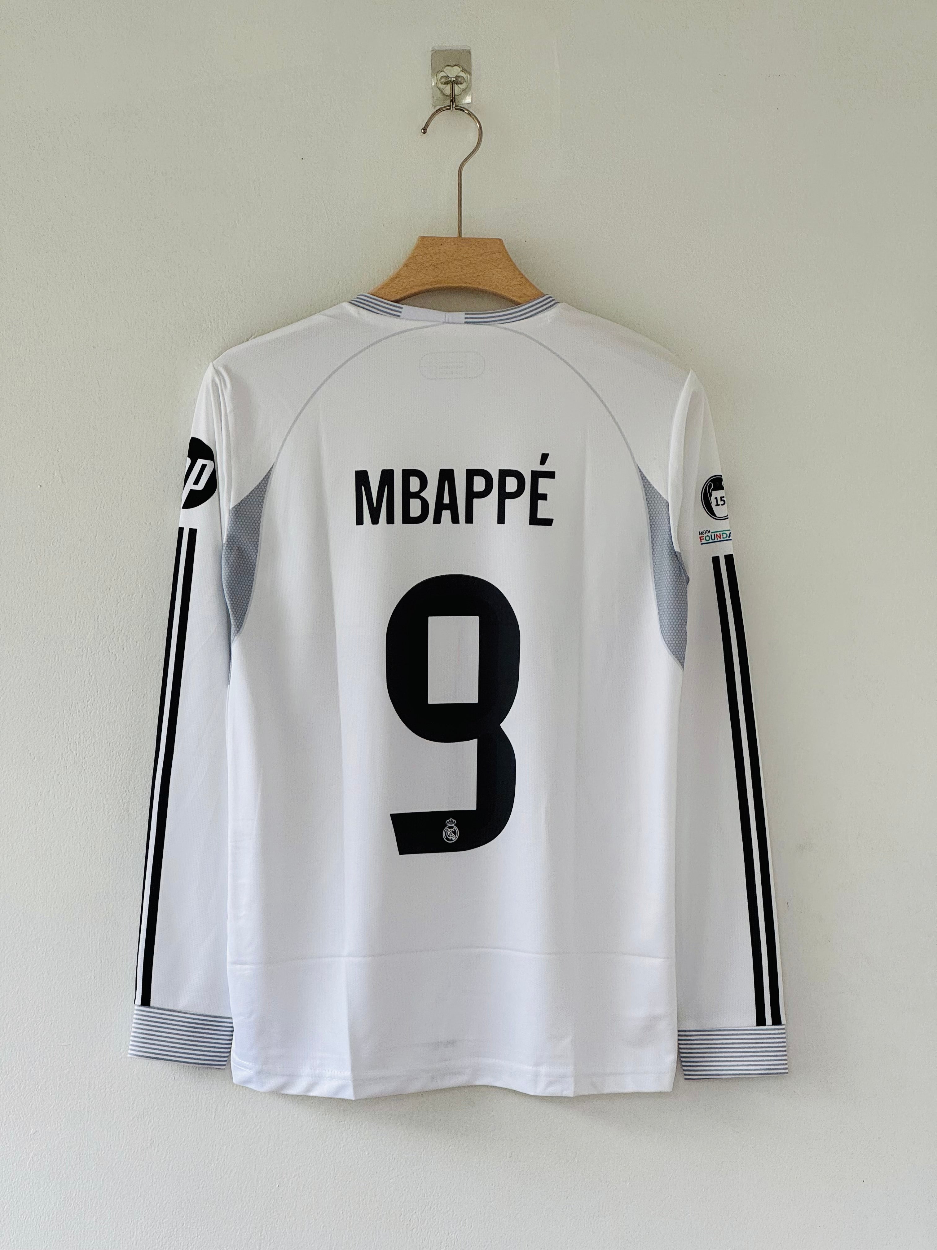 Pure Class – 2025 Real Madrid Home Jersey Full sleeve Mbappe edition