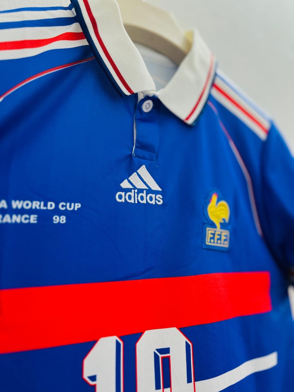 1998 France Home Jersey - Zidane World Champion Edition embroidery