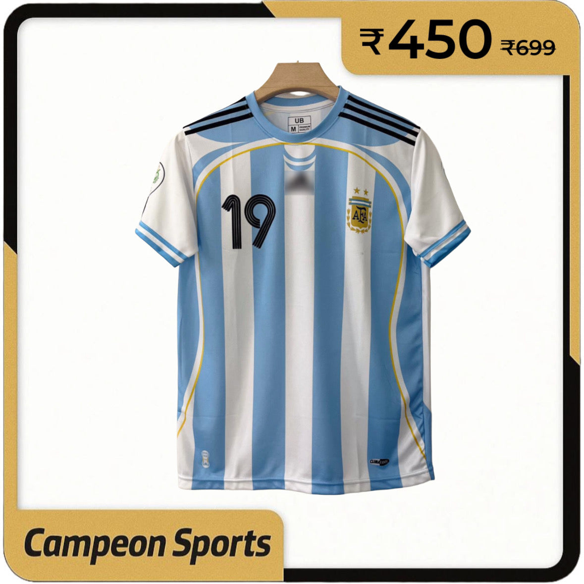 2006 Argentina World Cup Home Jersey – Lionel Messi  edition