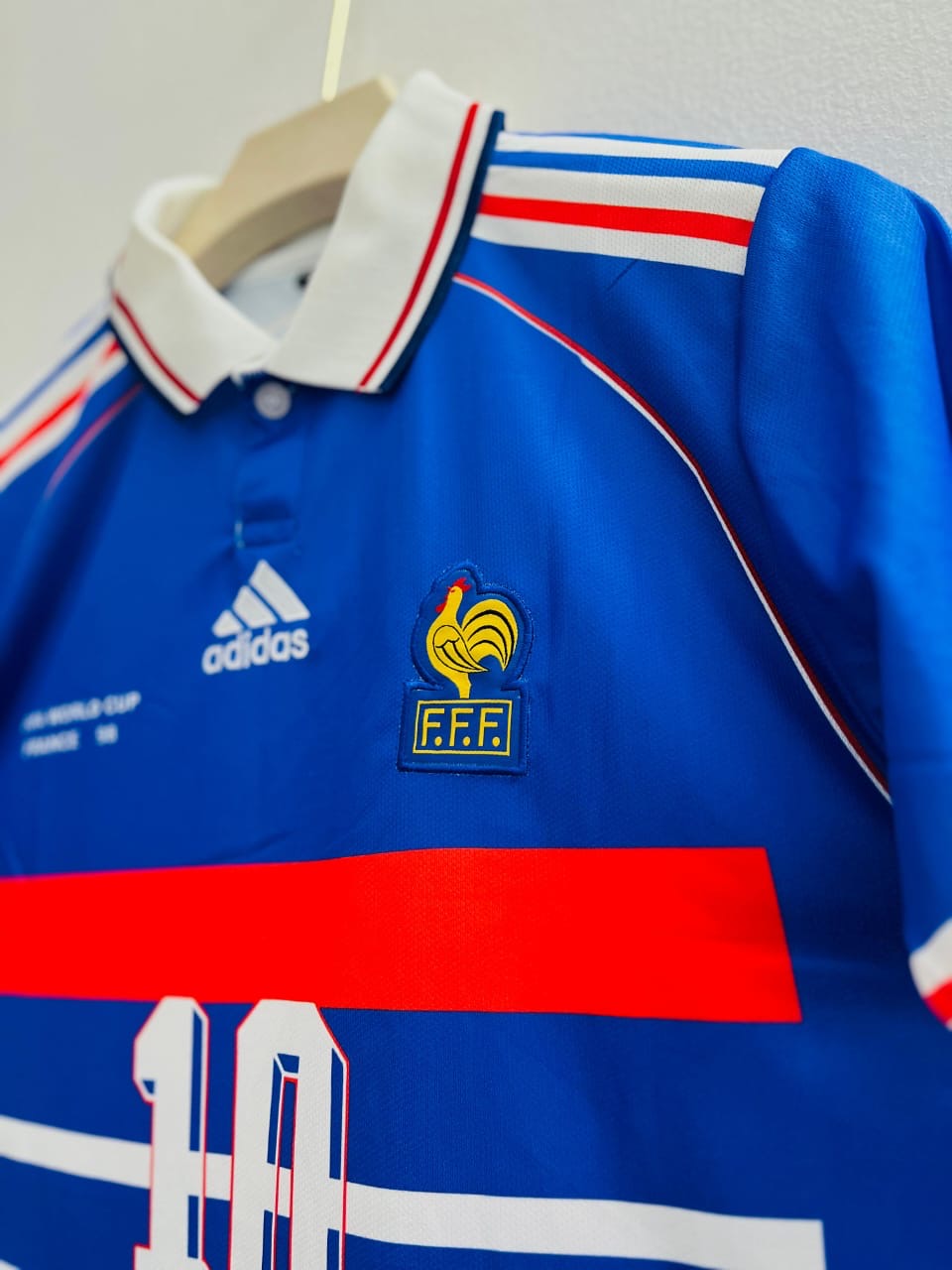 1998 France Home Jersey - Zidane World Champion Edition embroidery