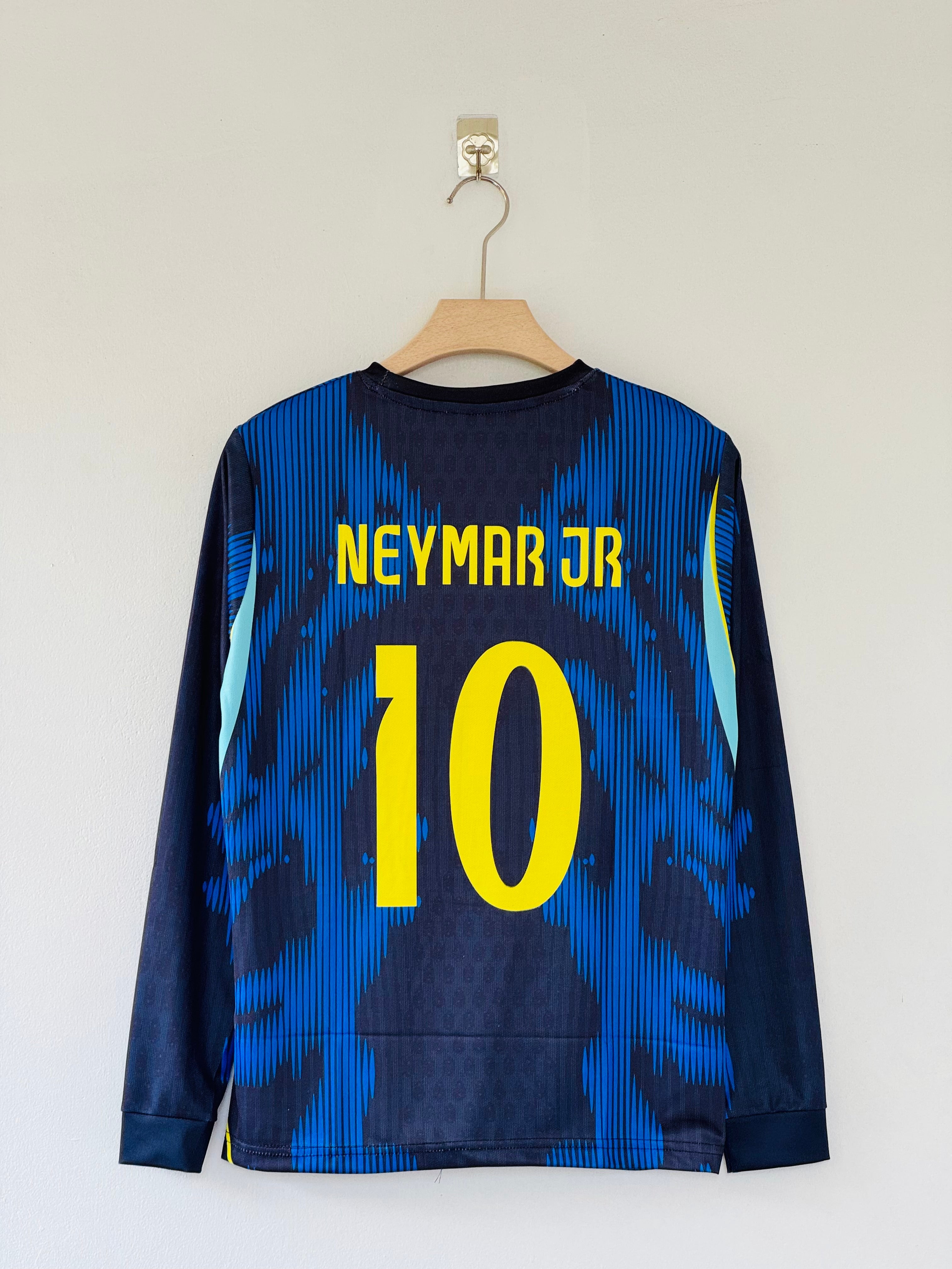 Seleção Midnight Gold — Brazil 2026 World Cup Away Jersey (Full Sleeve Edition)