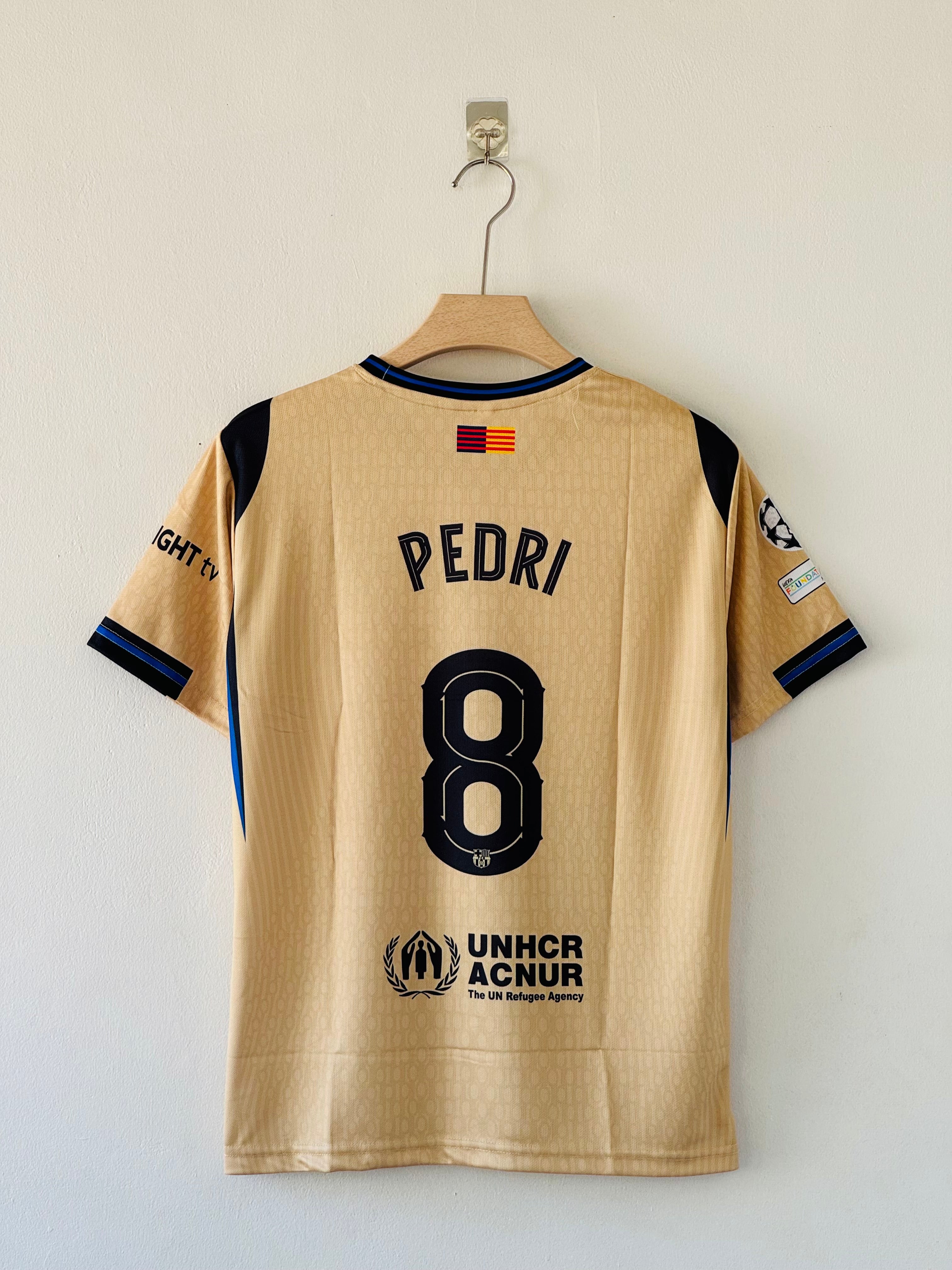 Control. Intelligence. Future. – Barça 2025/26 Away Kit (Pedri Edition)