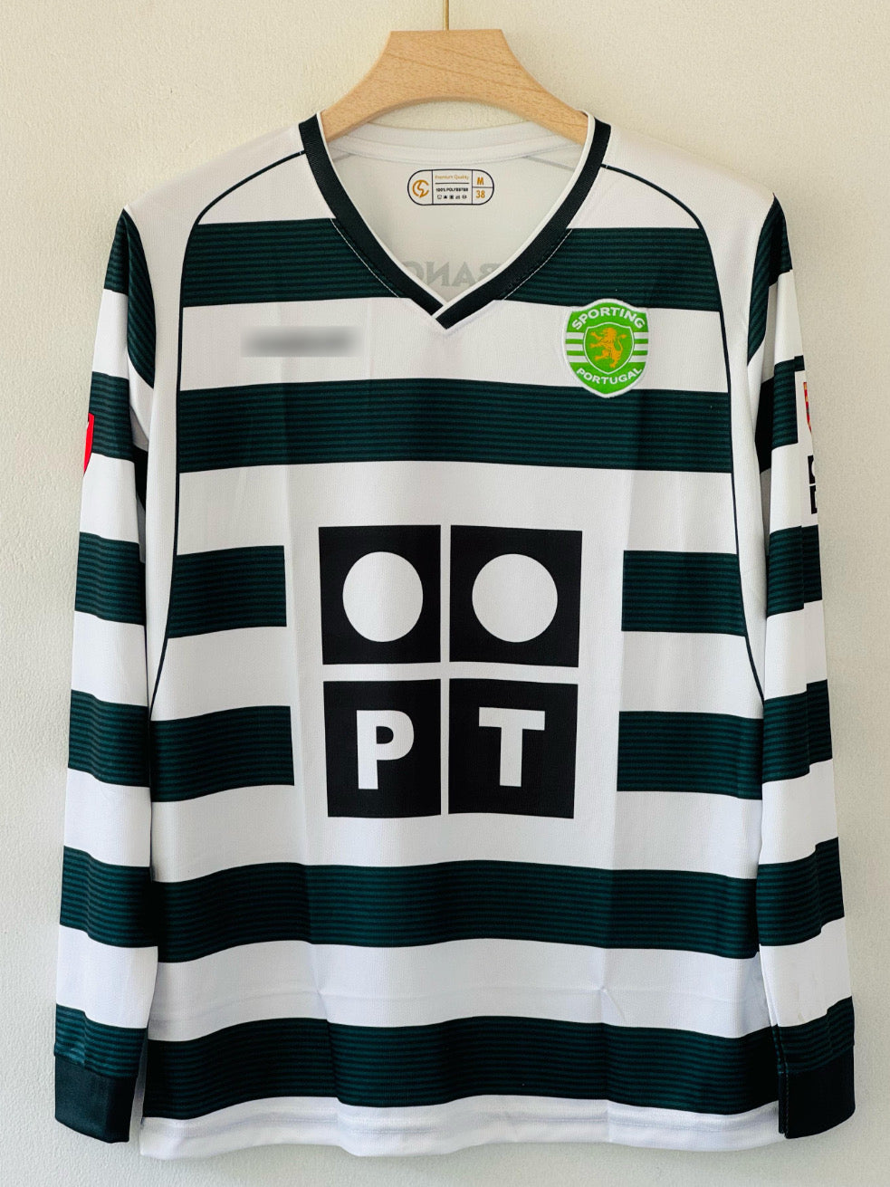 2001-02 Sporting CP Home Jersey – Cristiano Ronaldo Full Sleeve Embroidery Edition