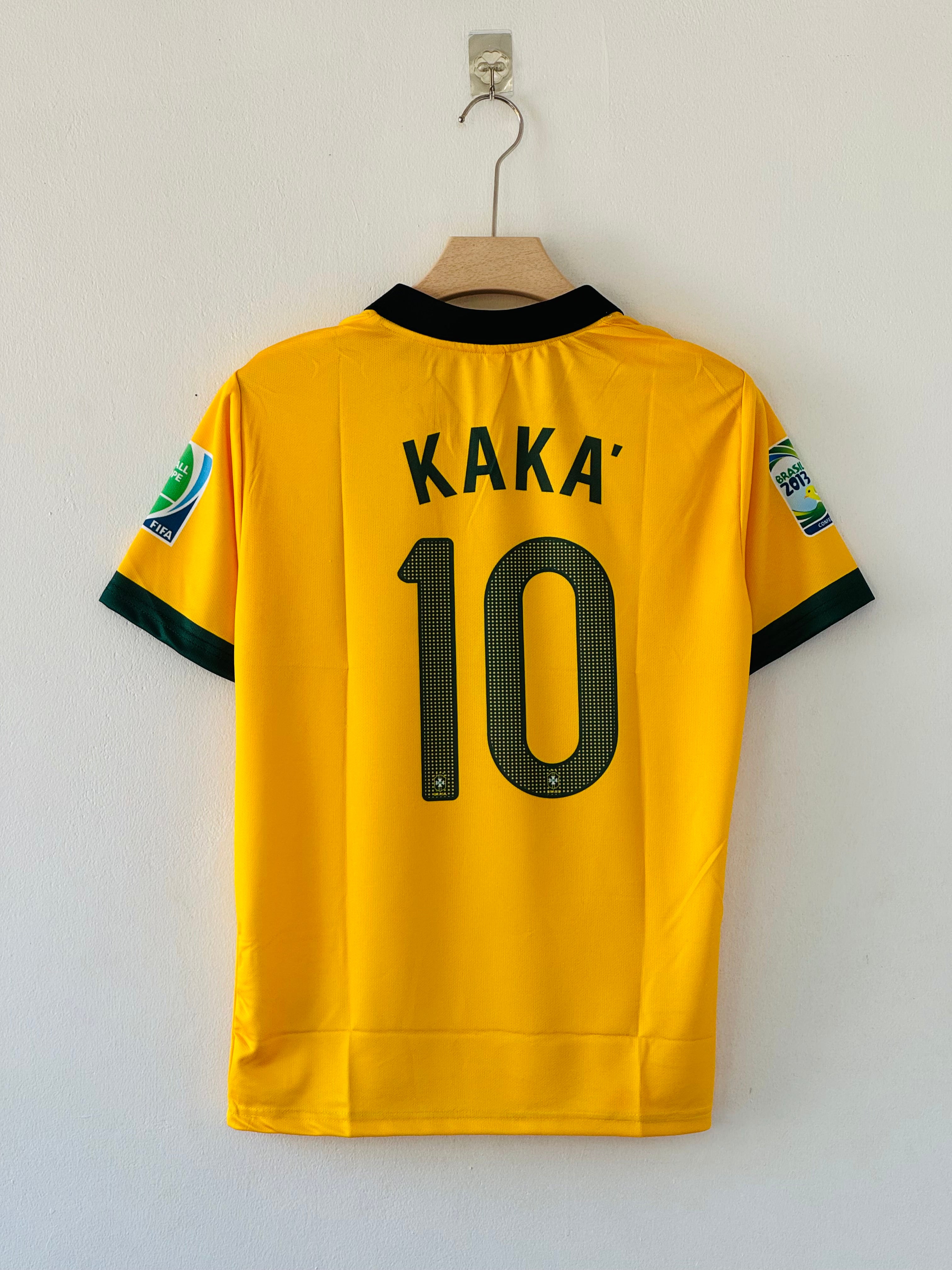 Golden Touch. Pure Class. – Brazil 2010 Kaká Home Jersey