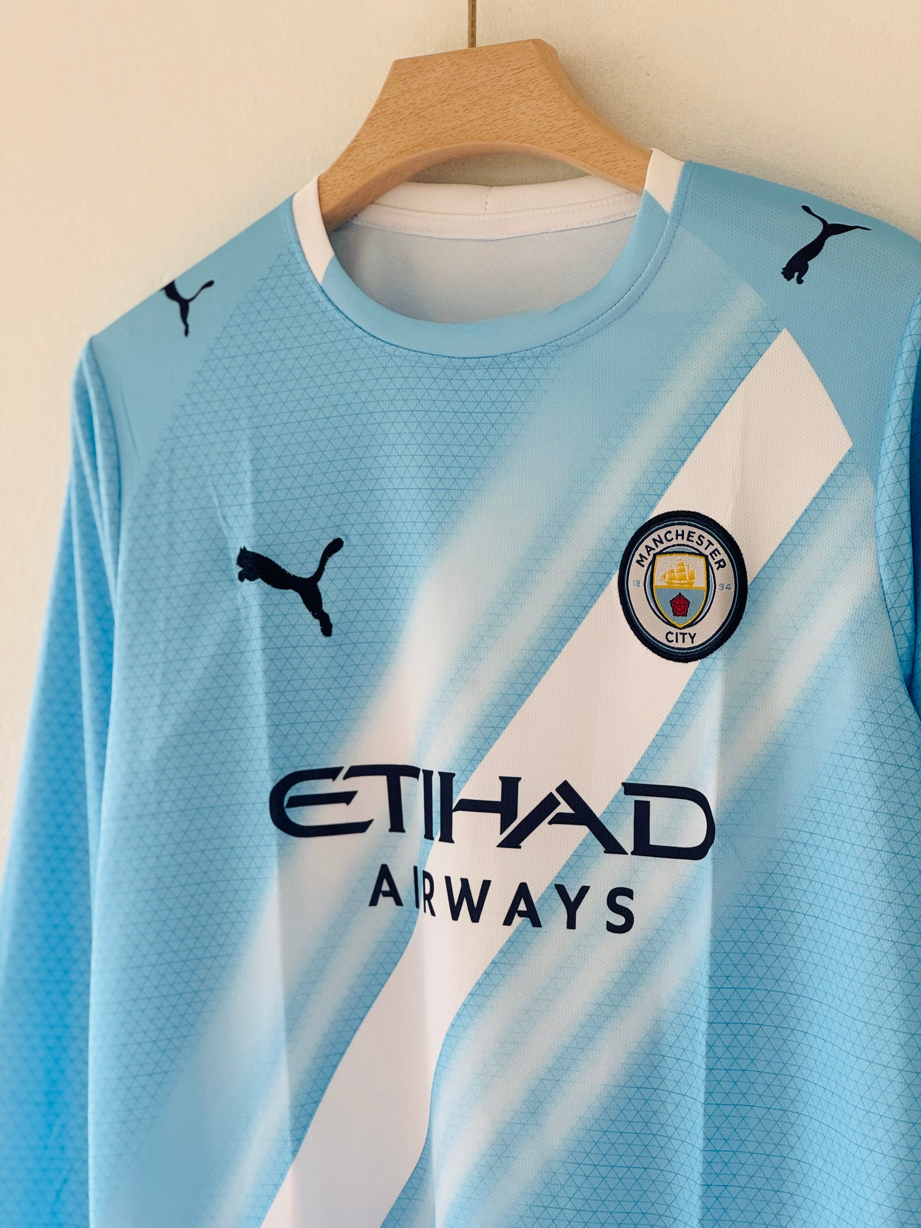 Dominance in Sky Blue – 2025/26 Man City Home Kit, FODEN Full Sleeve Edition