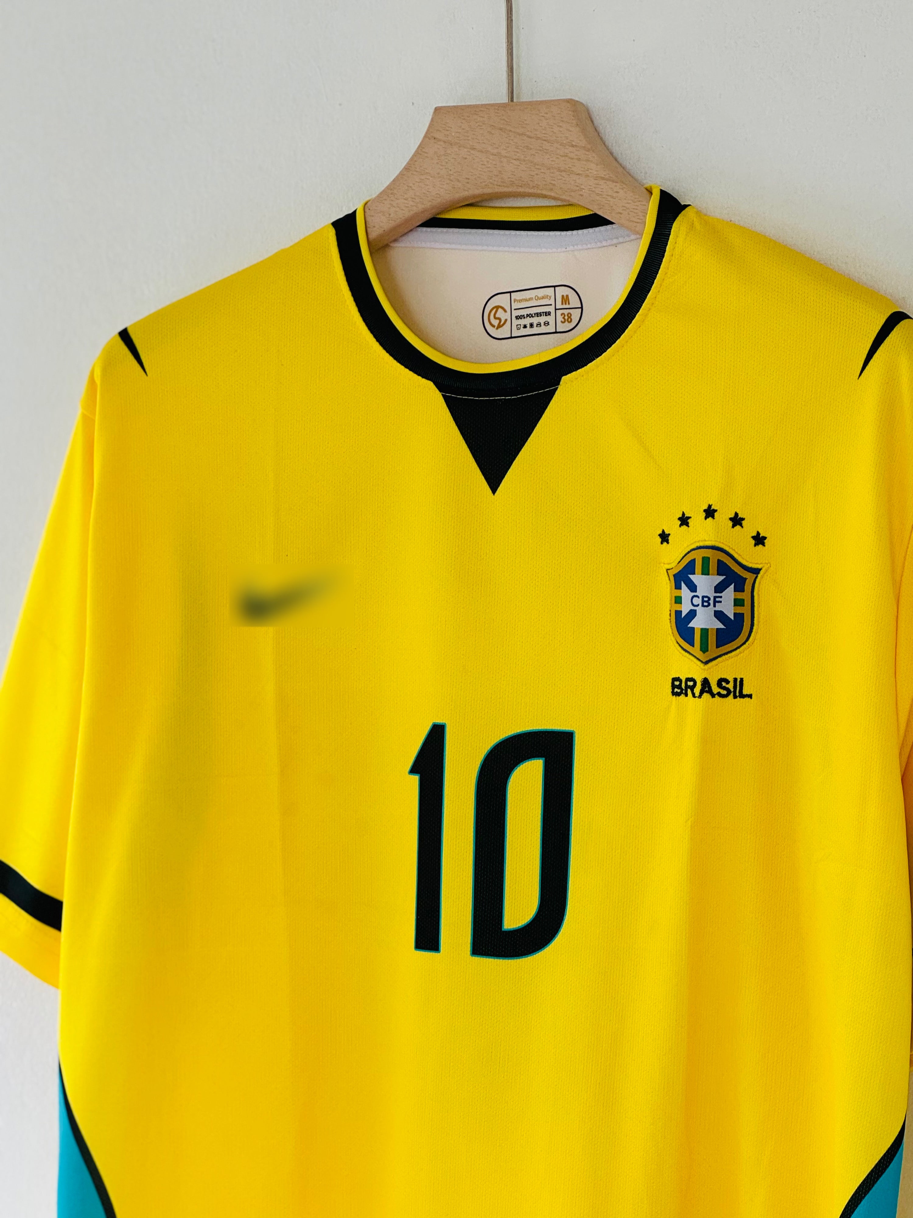 Brazil 2026 World Cup Home Jersey (Embroidered five Sleeve Edition)