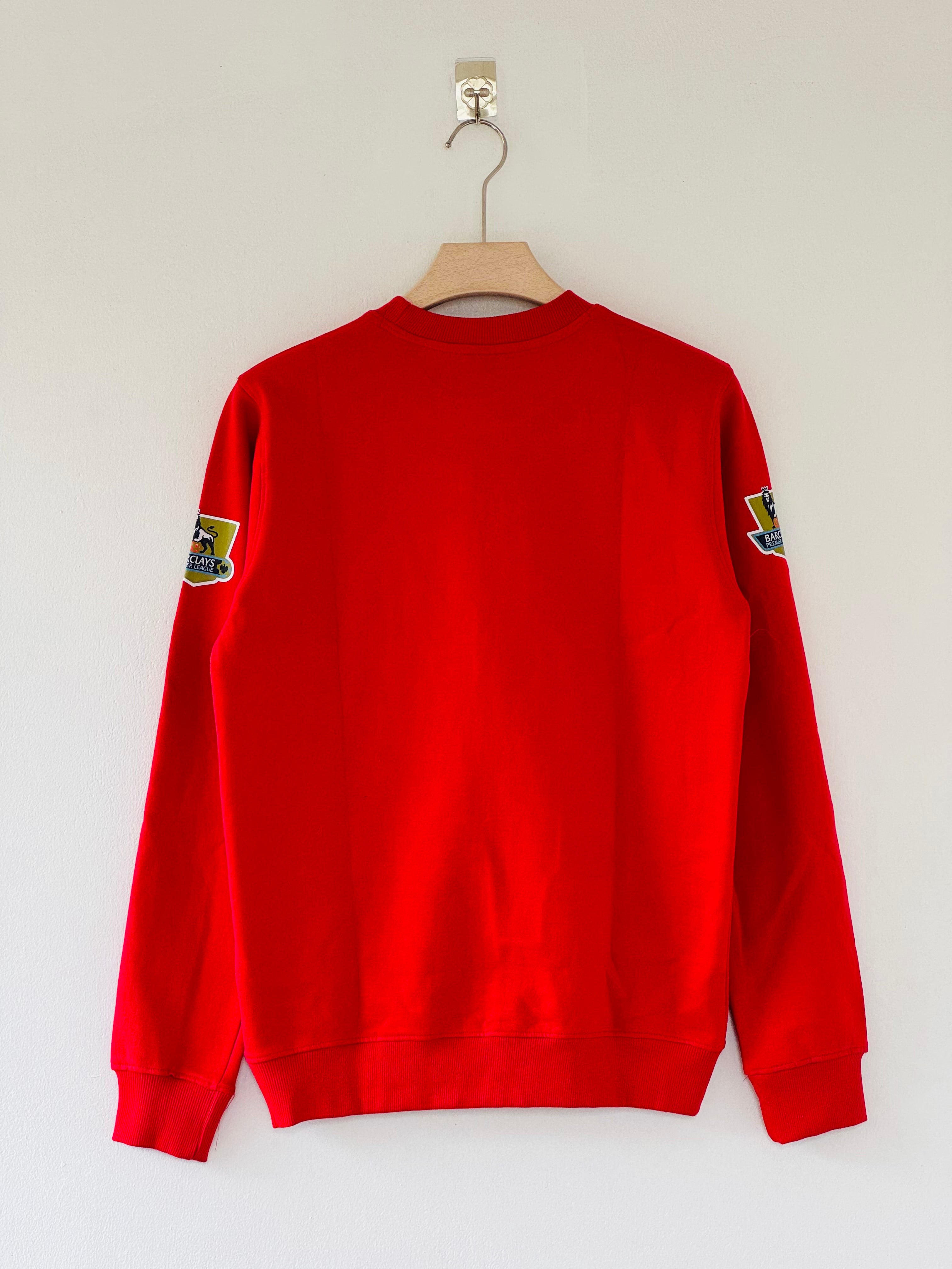 Manchester United 2008 Champions League final retro long-sleeve red t-shirt