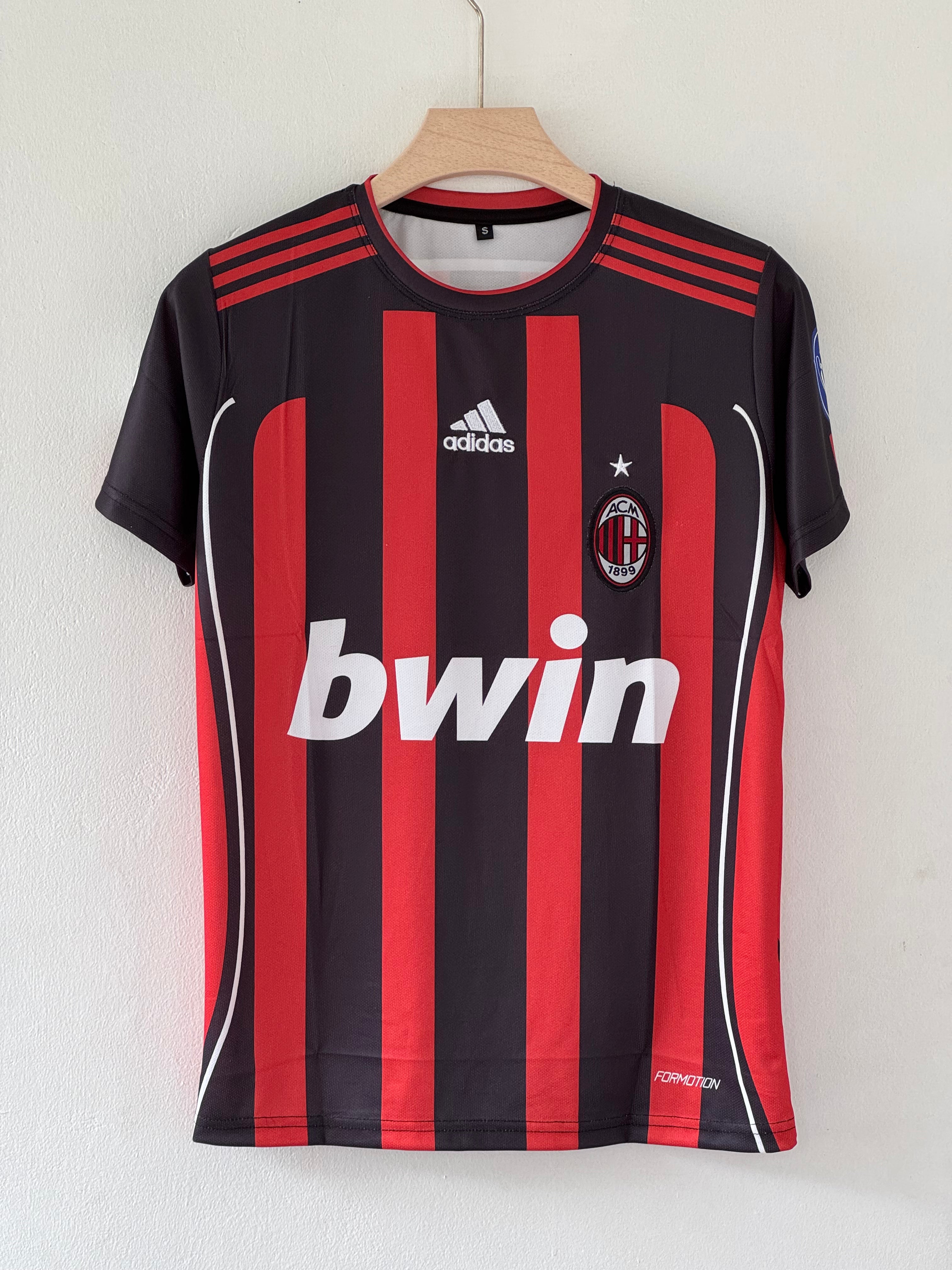 Embrace the Legacy with the 2009-10 AC Milan Kaka Edition Jersey embroidery