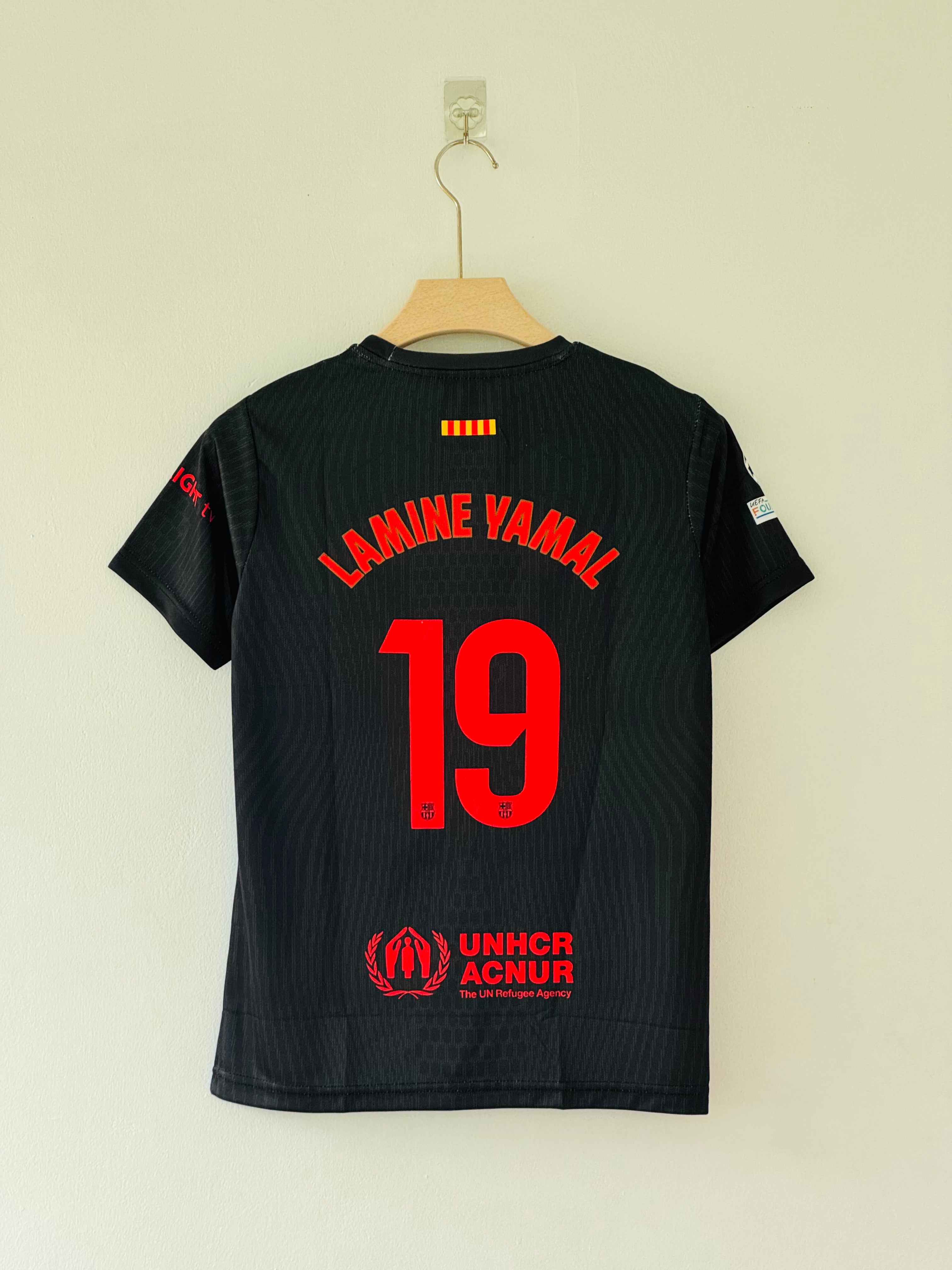 Elegance in Motion – 2025 Barcelona Away Jersey(yamal edition)