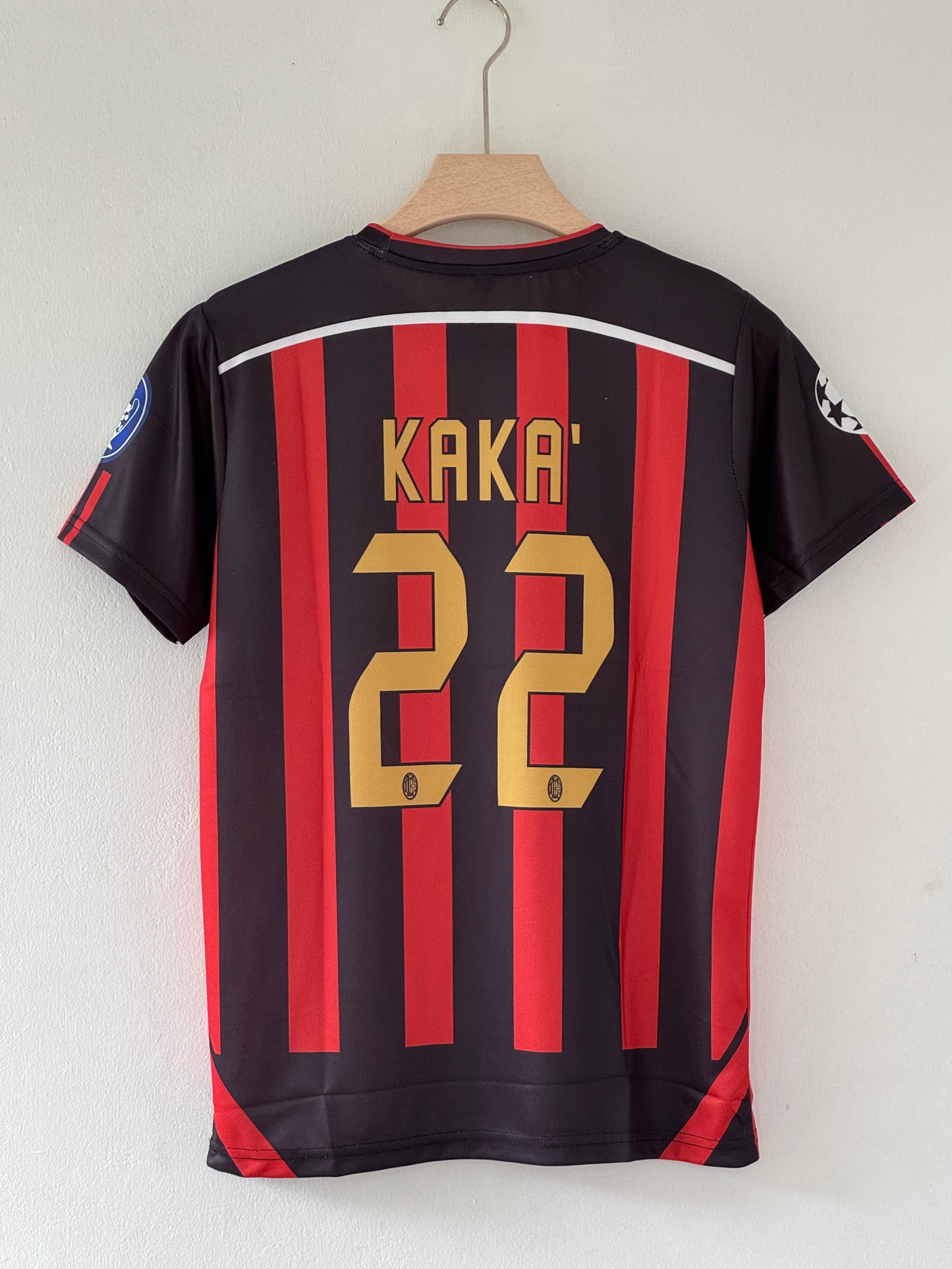 Embrace the Legacy with the 2009-10 AC Milan Kaka Edition Jersey embroidery