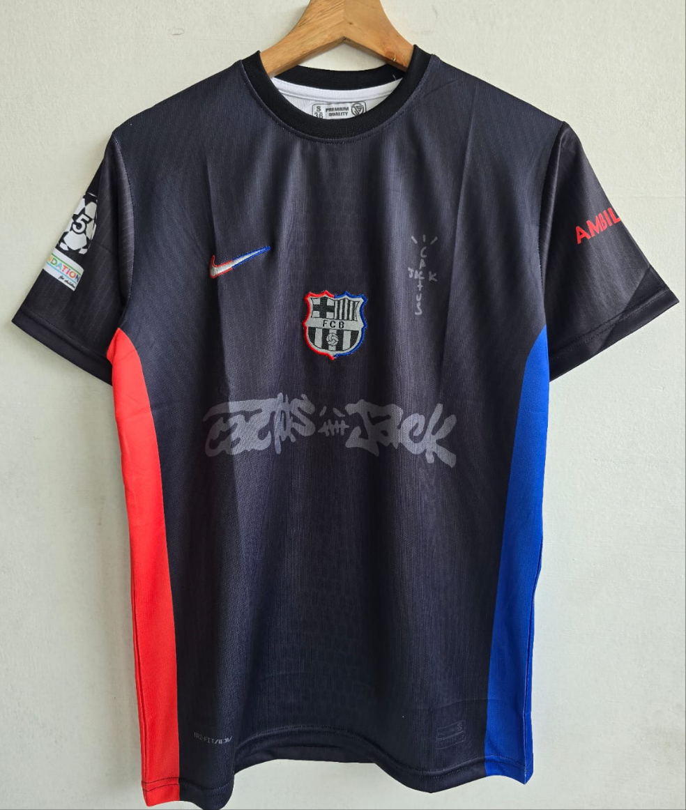 Elegance in Motion – 2025 Barcelona Away Jersey