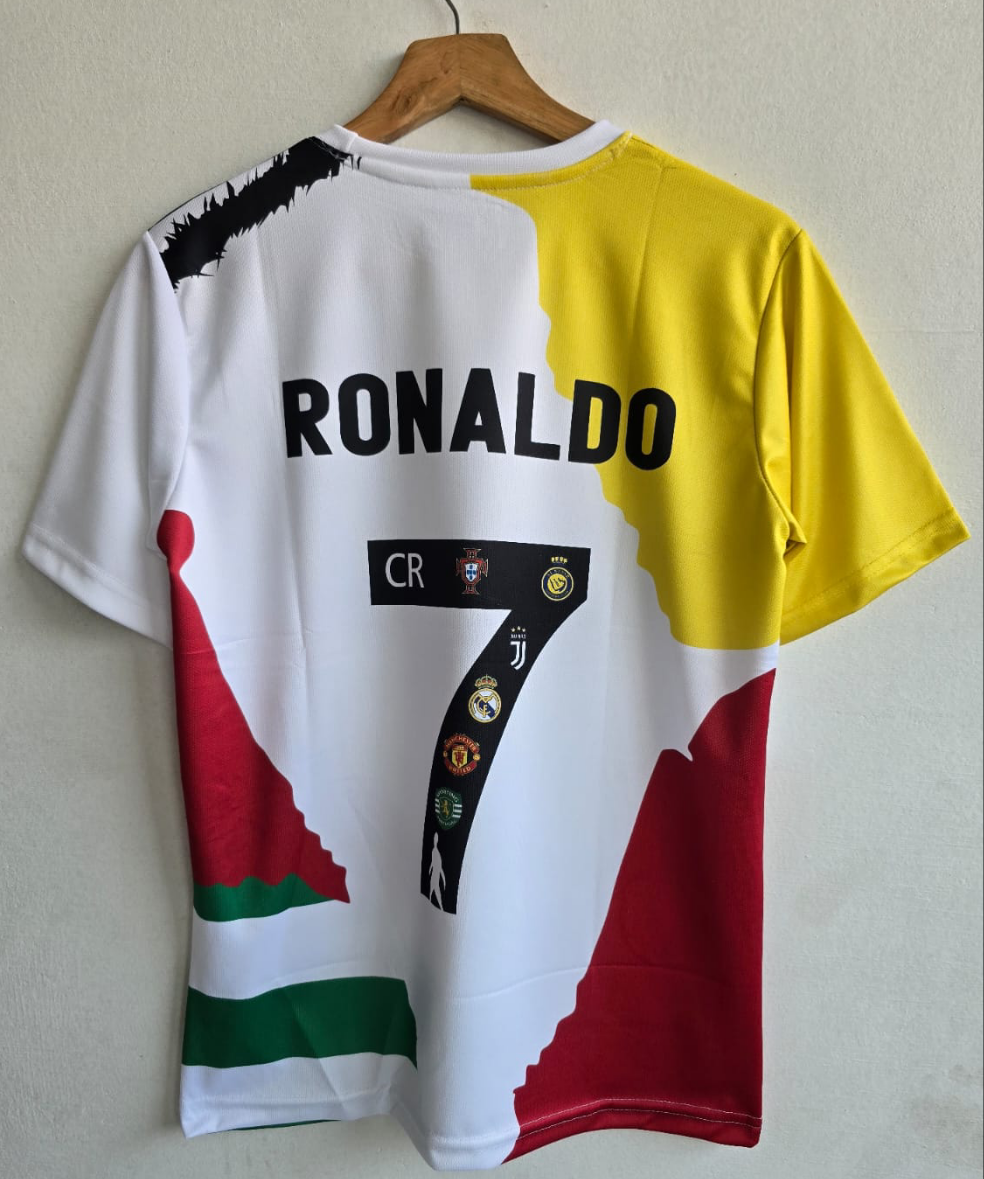 One Legacy. One Jersey. – 2025-26 Cristiano Ronaldo Special Mixed Edition Jersey (All Logos Embroidery)