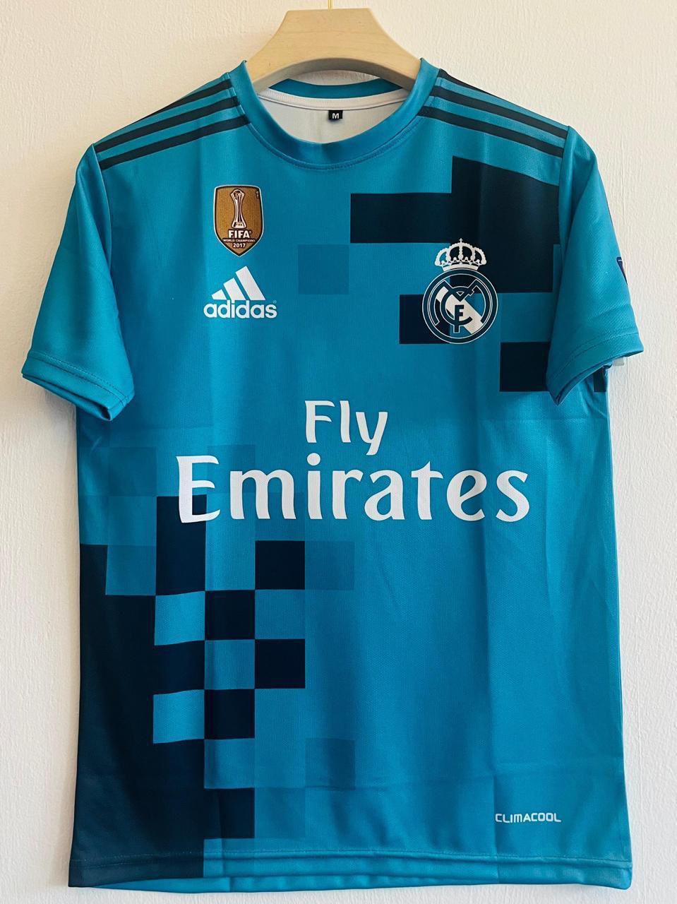 Real Madrid 2017-18 Third Kit - Ronaldo Version Embroidary Design