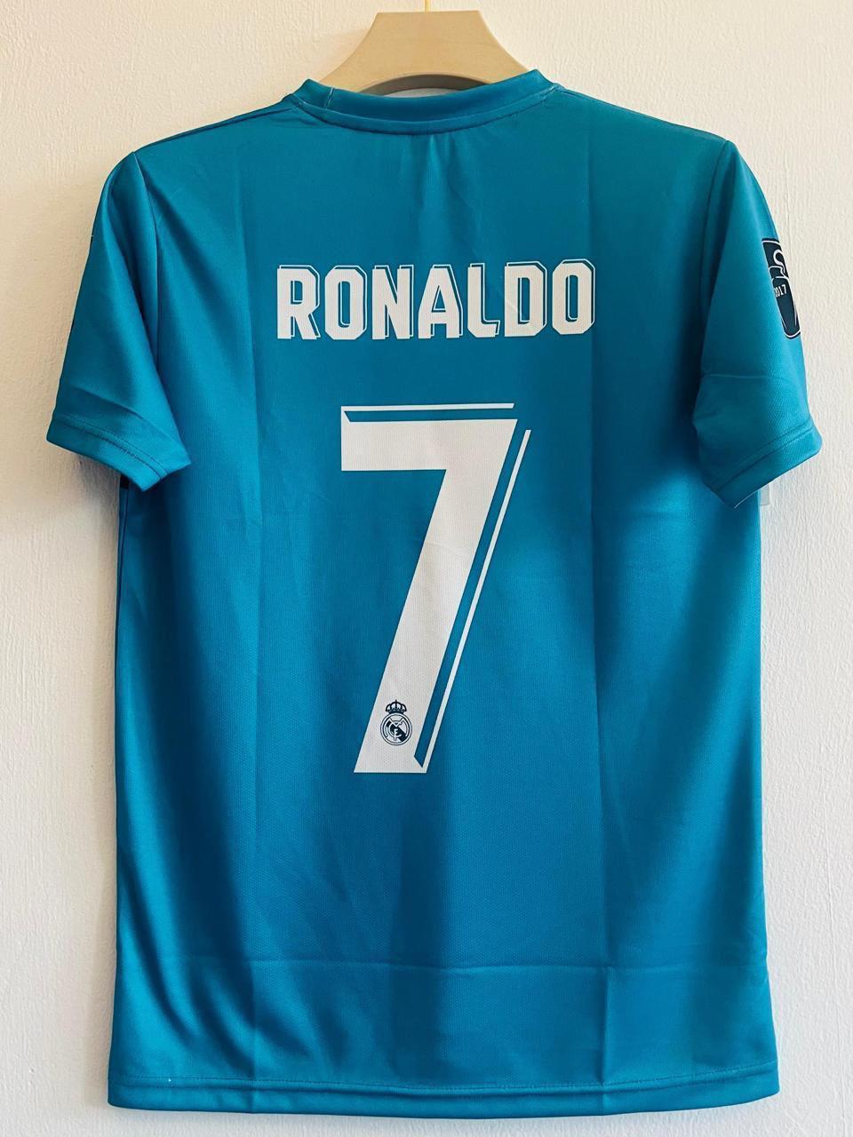 Real Madrid 2017-18 Third Kit - Ronaldo Version Embroidary Design