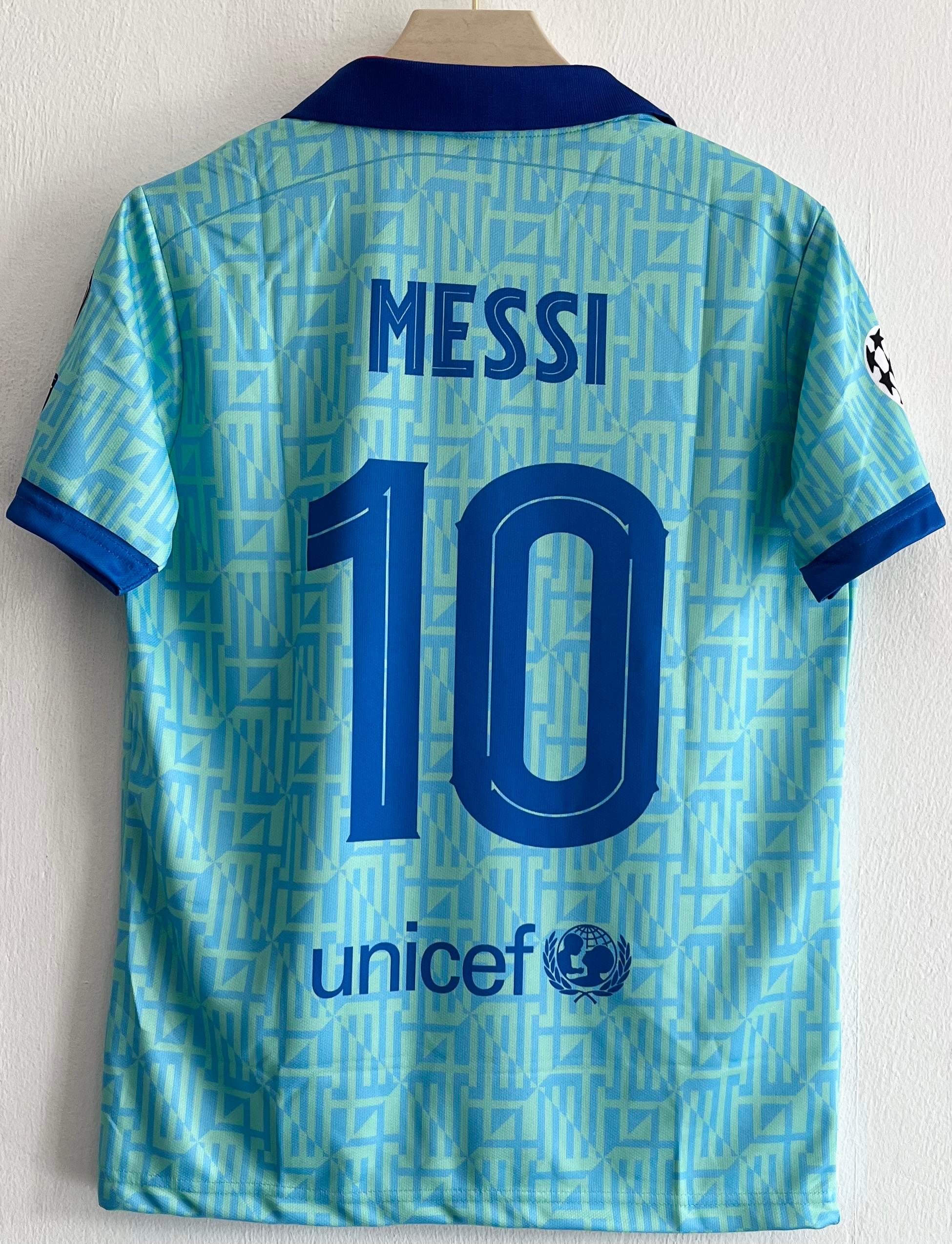 2019-20 Barcelona Third Kit - Messi Embroidered Edition