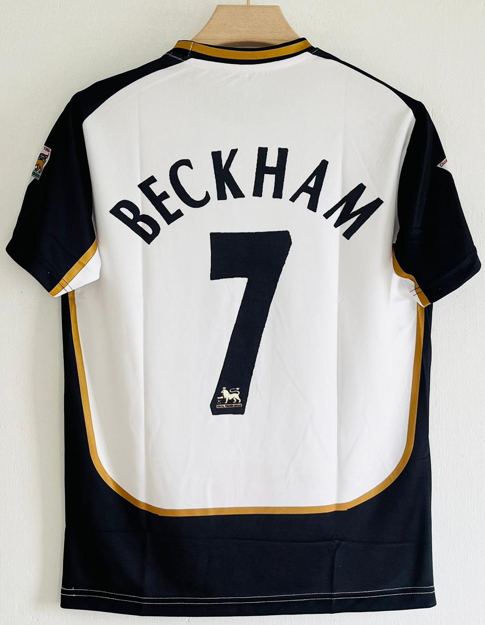 2001-02 Manchester United Away Jersey - David Beckham Edition