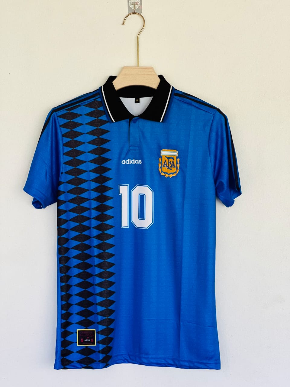 Argentina 1994 Away Maradona Tribute Jersey – A Retro Icon Embroidered Design