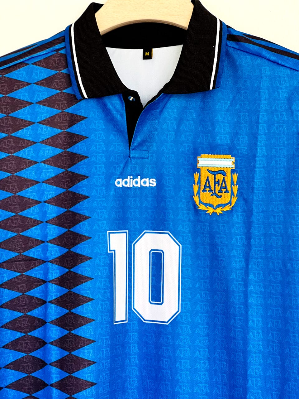 Argentina 1994 Away Maradona Tribute Jersey – A Retro Icon Embroidered Design