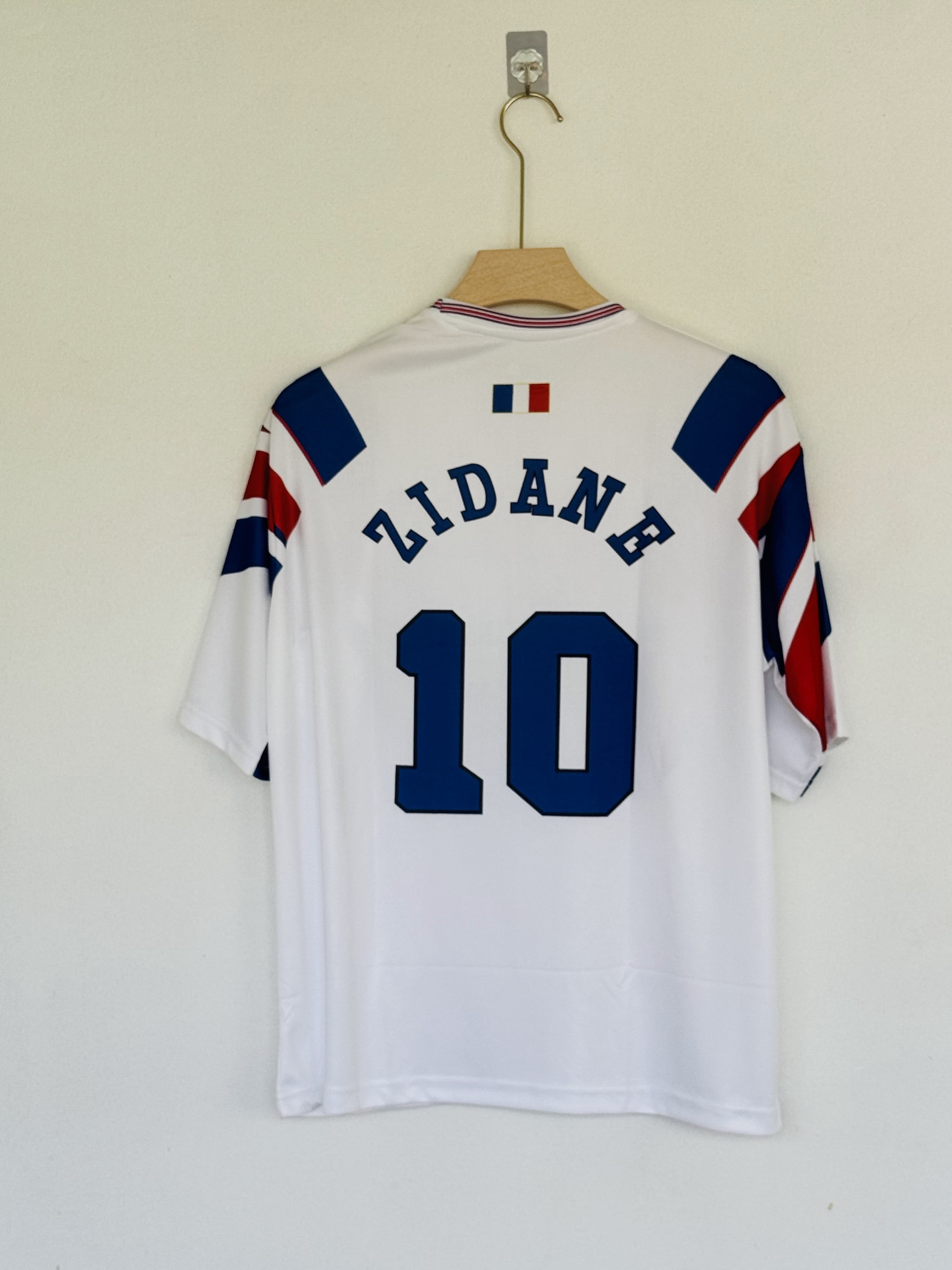 1996 France Euro Jersey - Zidane Edition (5-Sleeve Version)