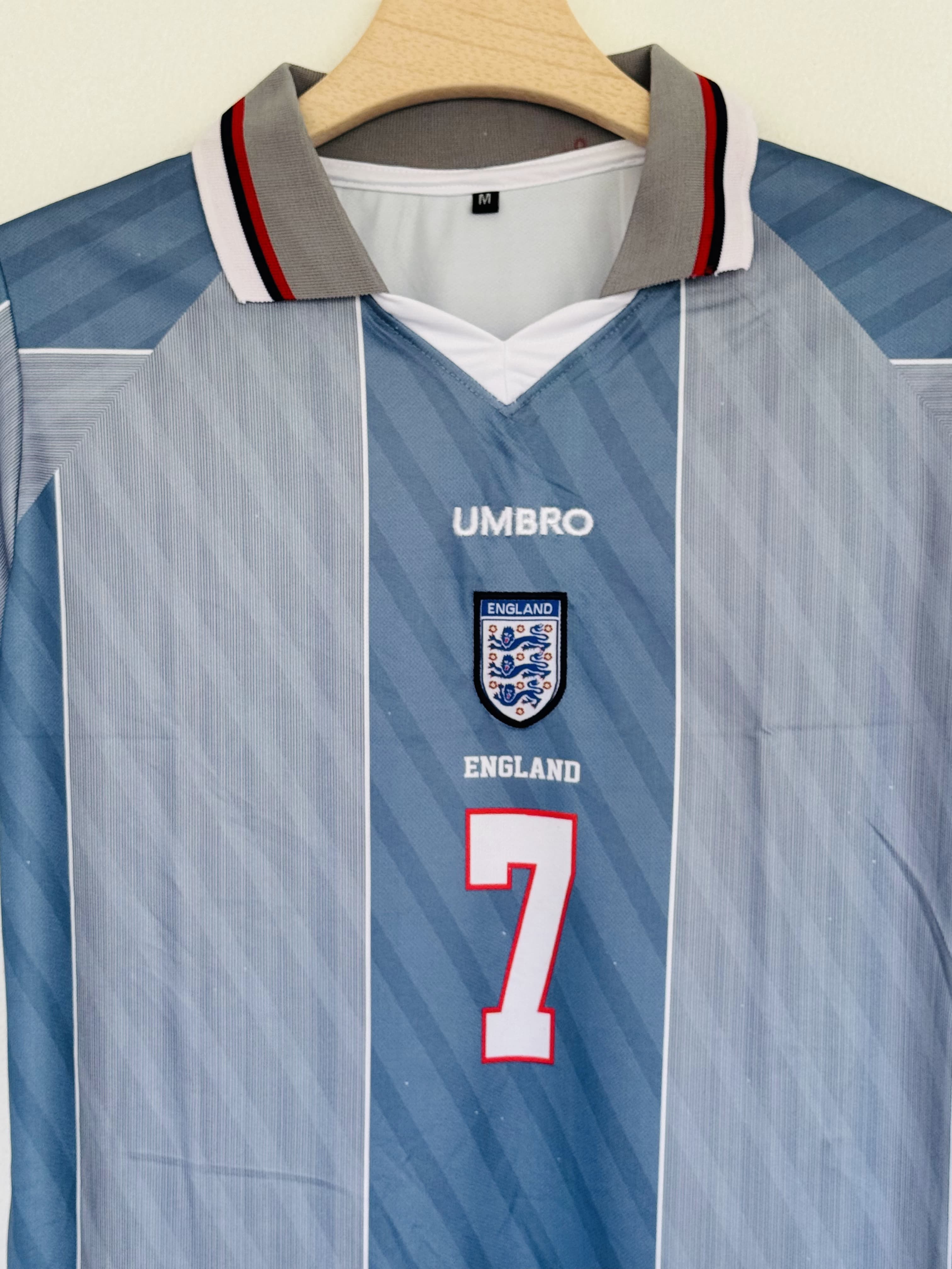 1996-97 England Third Jersey - Rare Navy Edition