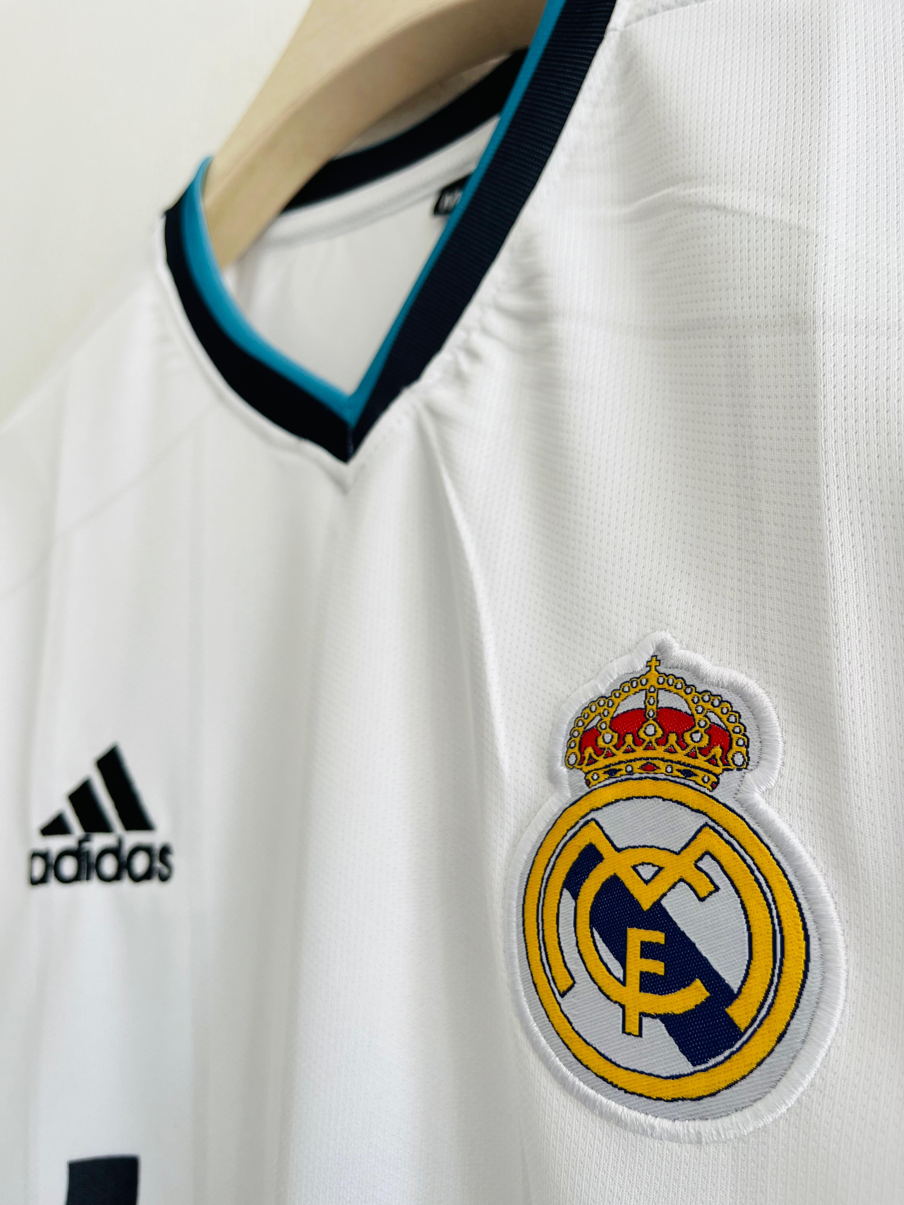 Dominate in Style with the 2012-13 Real Madrid Bwin Embroidered Jersey – The Los Blancos Classic