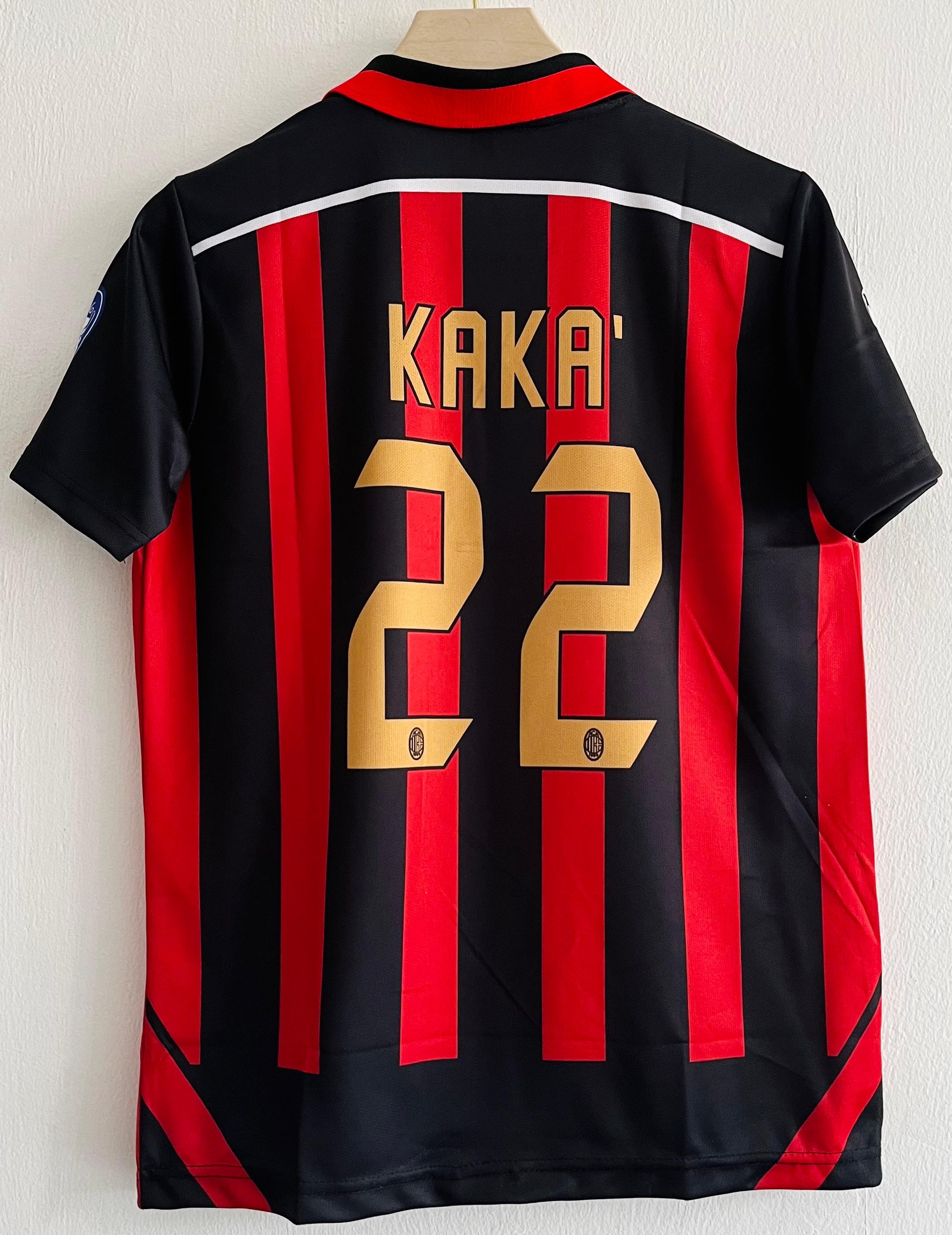 Embrace the Legacy with the 2009-10 AC Milan Kaka Edition Jersey Embroidery