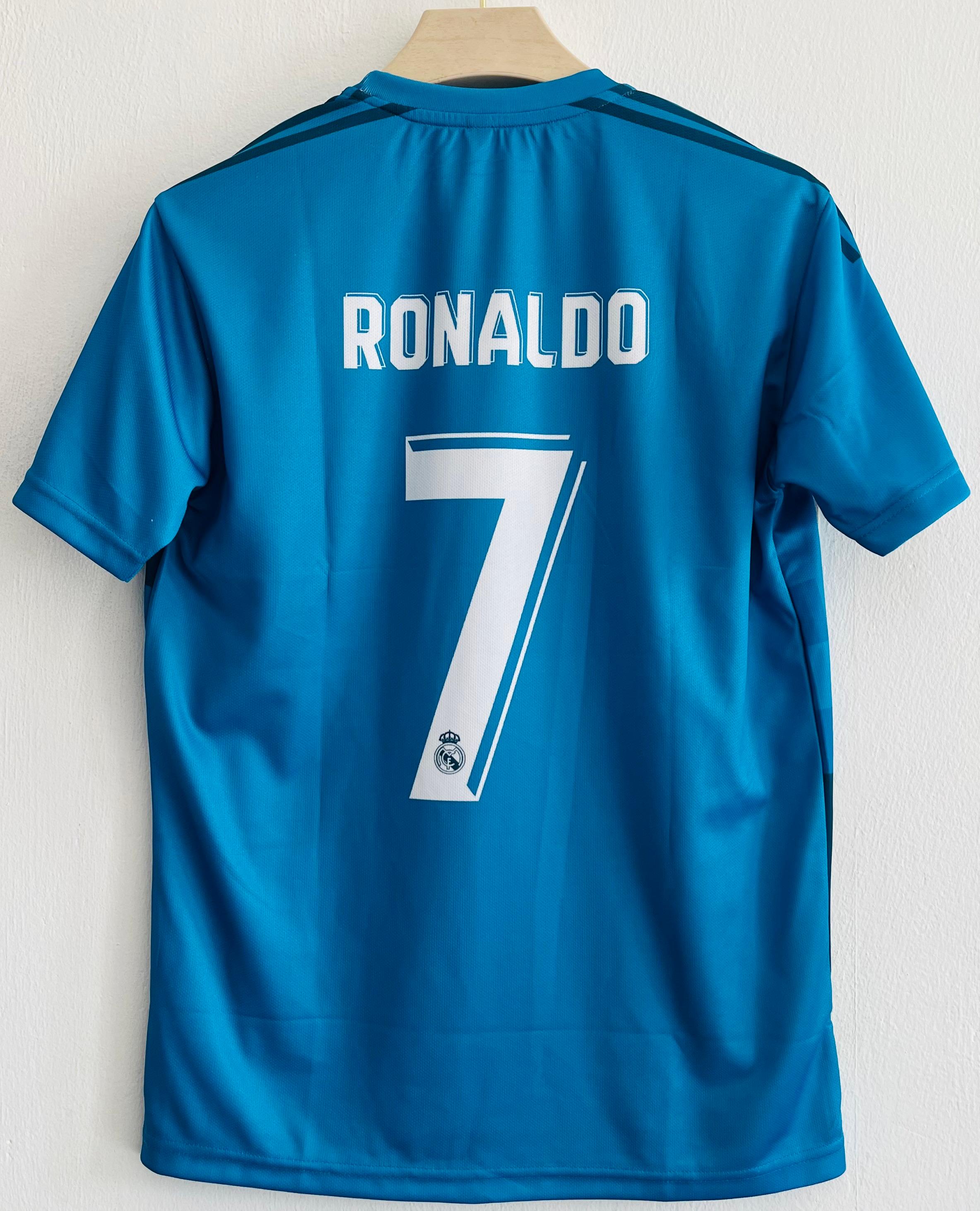 Rule the Pitch with the 2017-18 Real Madrid Ronaldo 3rd Kit – Champions Edition Embroidery