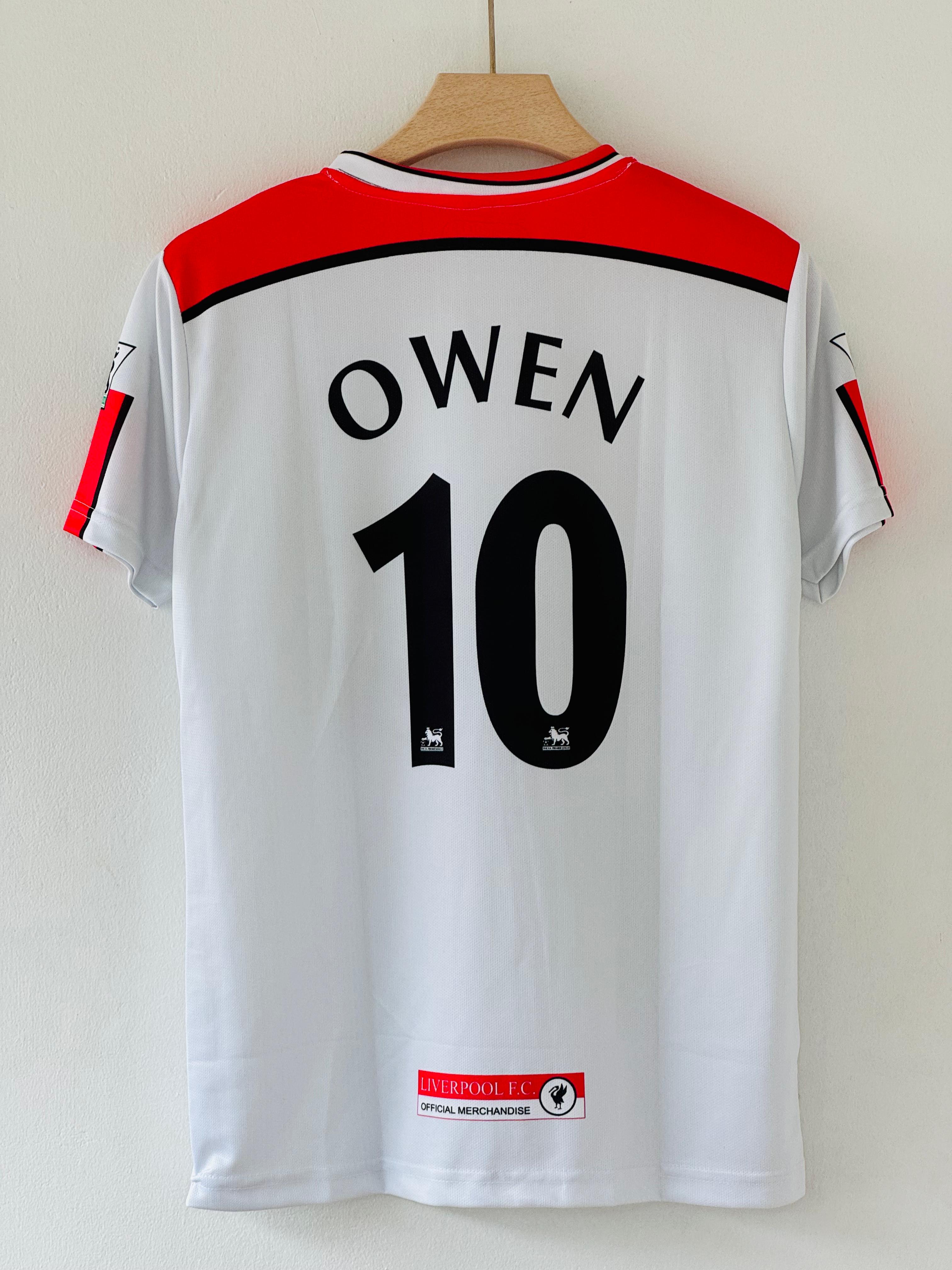 Celebrate Owen’s Explosive Brilliance with the 1998-99 Liverpool FC Away Jersey – Embroidery Edition