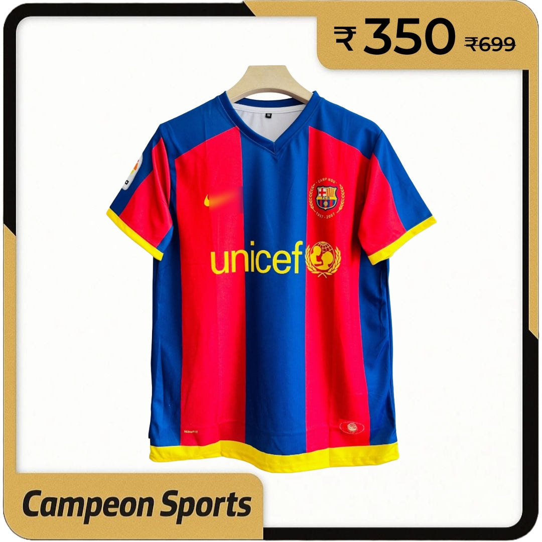 Pride of Catalunya – 2007-08 Barcelona Home Jersey retro 🔥