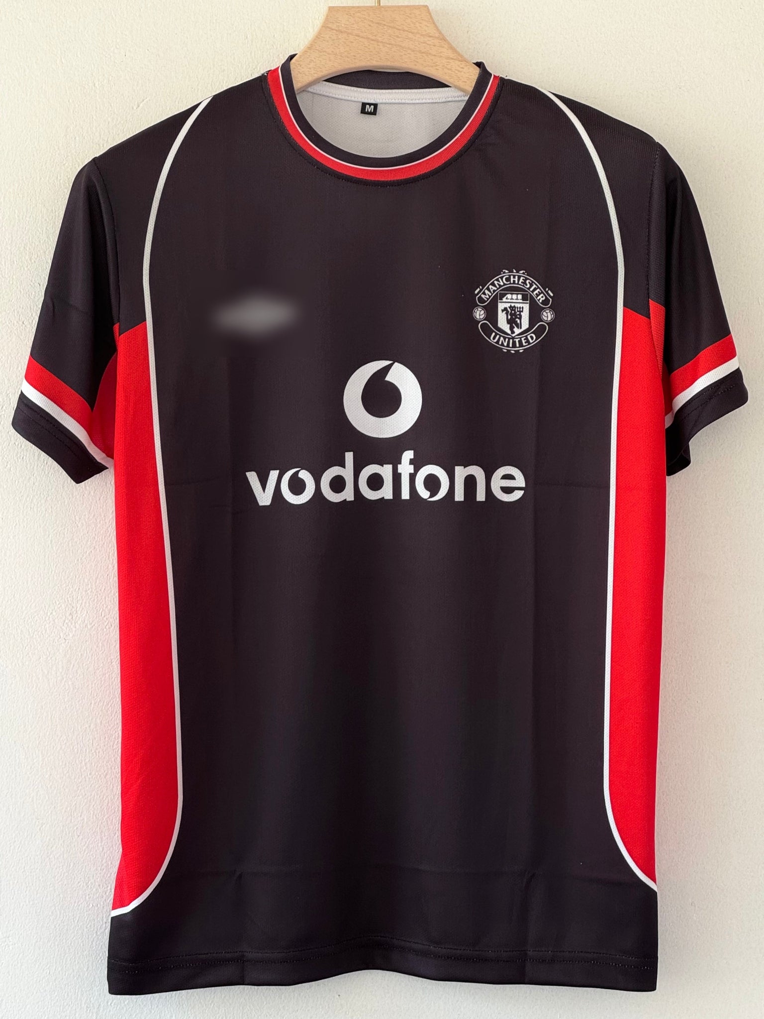 2001-02 Manchester United Away Jersey - Beckham Embroidery edition