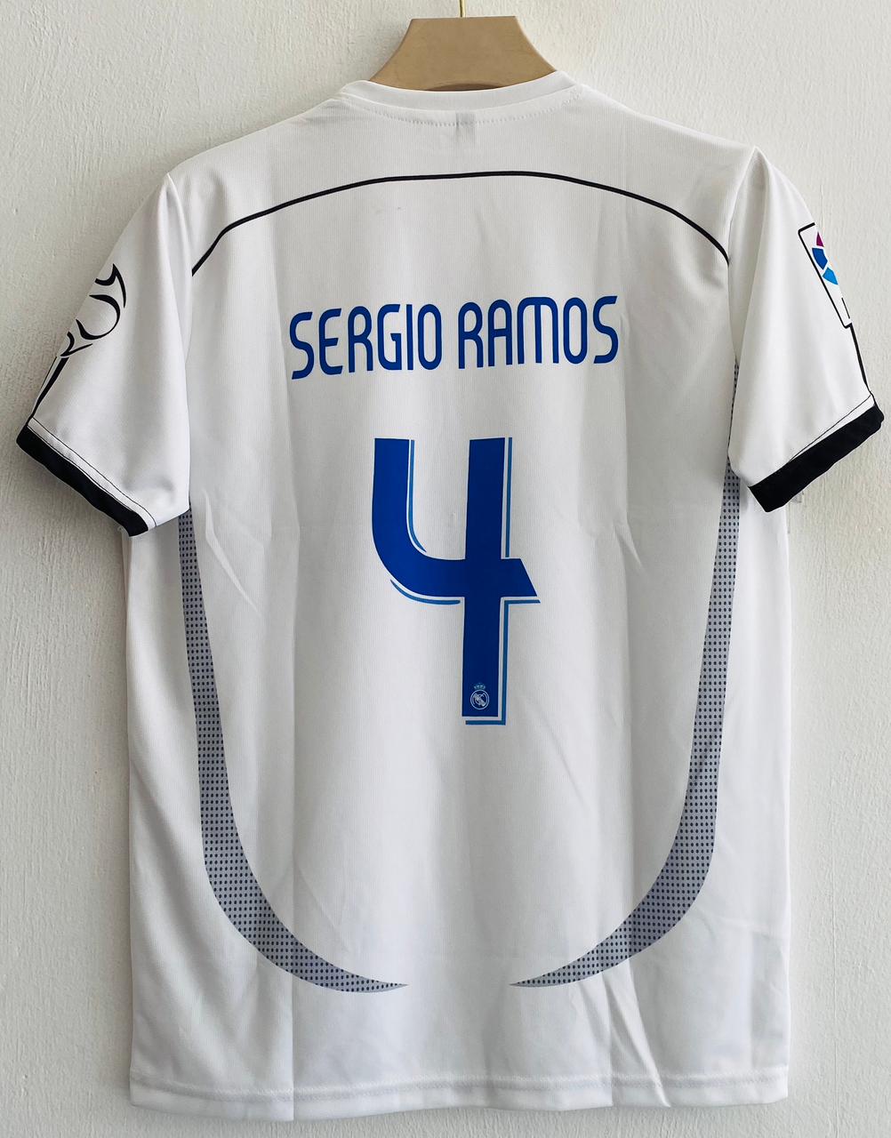 Relive the Glory of 2006-07 with the Real Madrid Home Jersey - Ramos Embroidery Edition