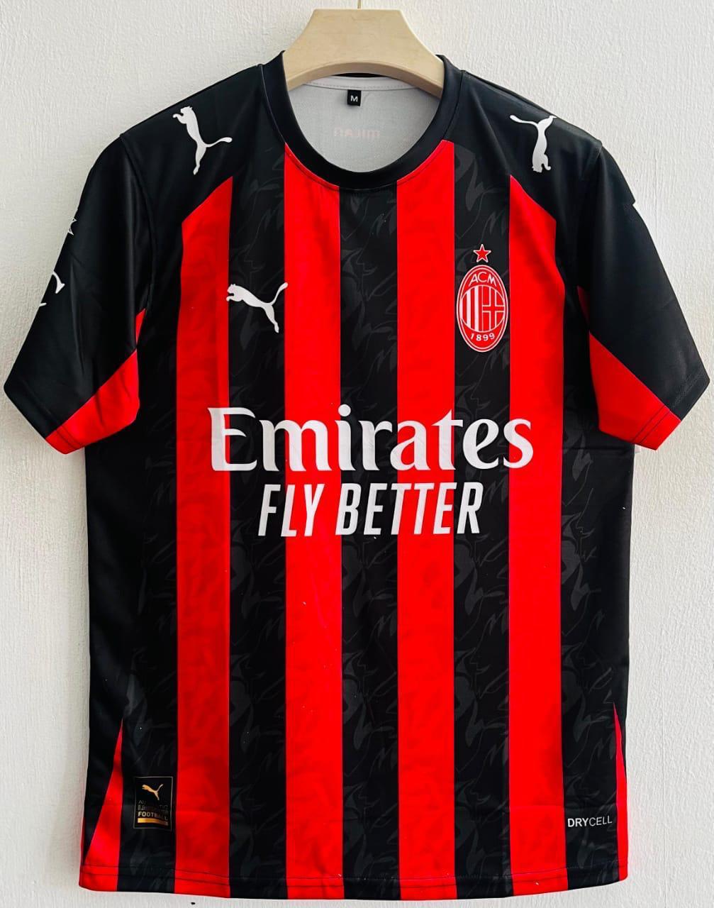 Stars and Stripes in Red and Black – 2025/26 AC Milan Home Jersey,  Edition
