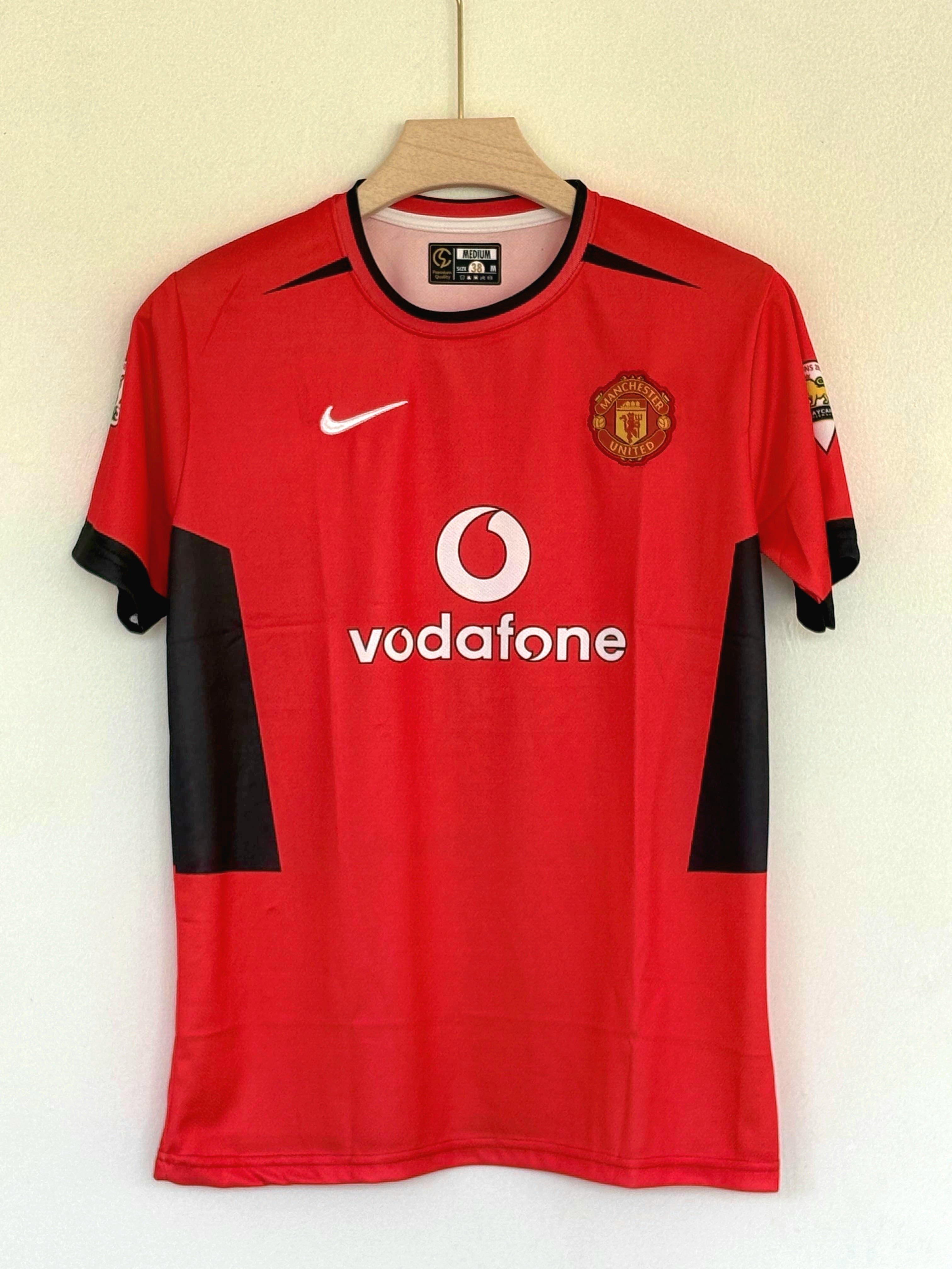 2003-04 Manchester United Home Jersey - Ronaldo Debut Embroidery Edition