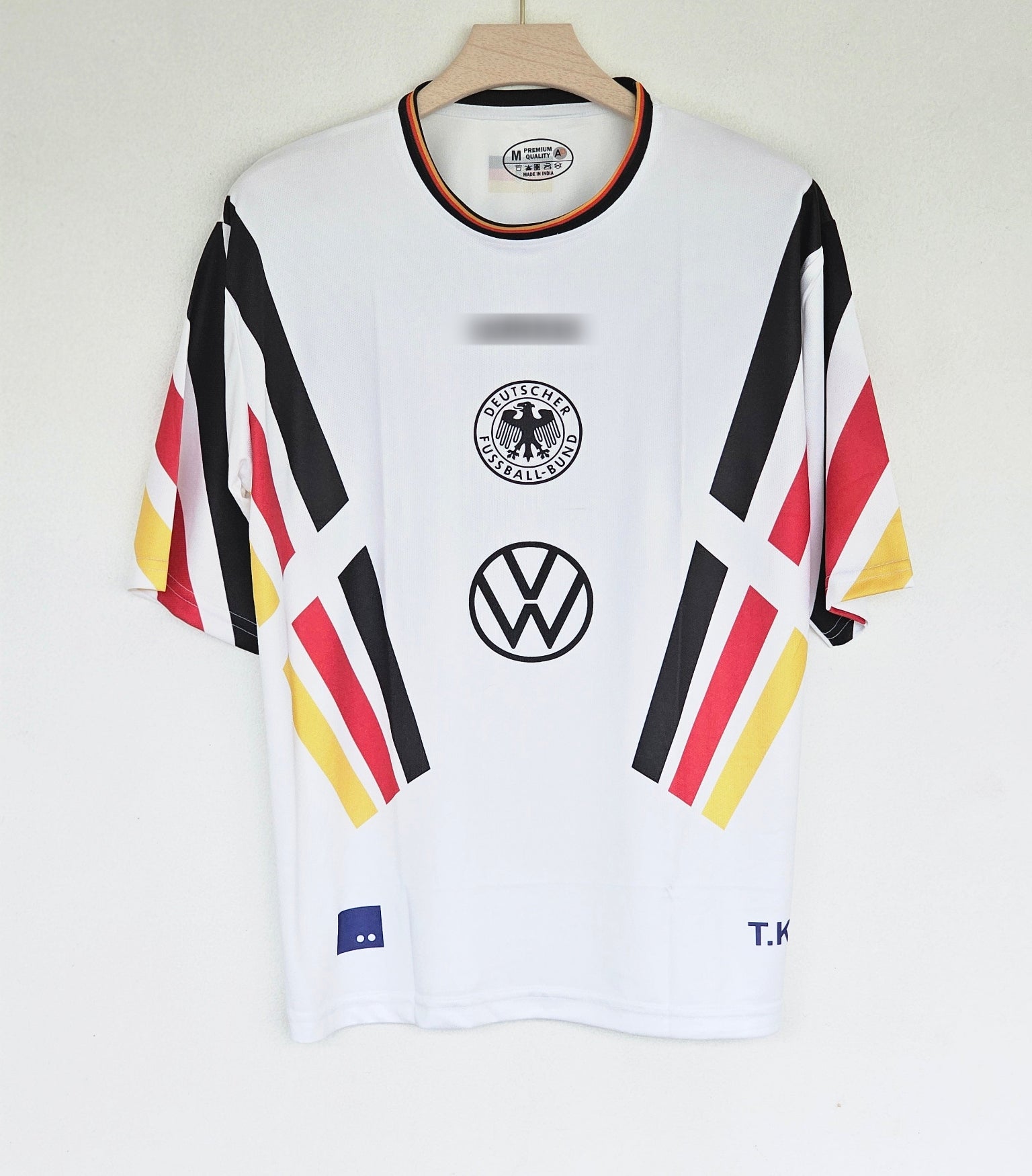 1996 Germany Home Jersey - Beckenbauer Five-Sleeve Edition