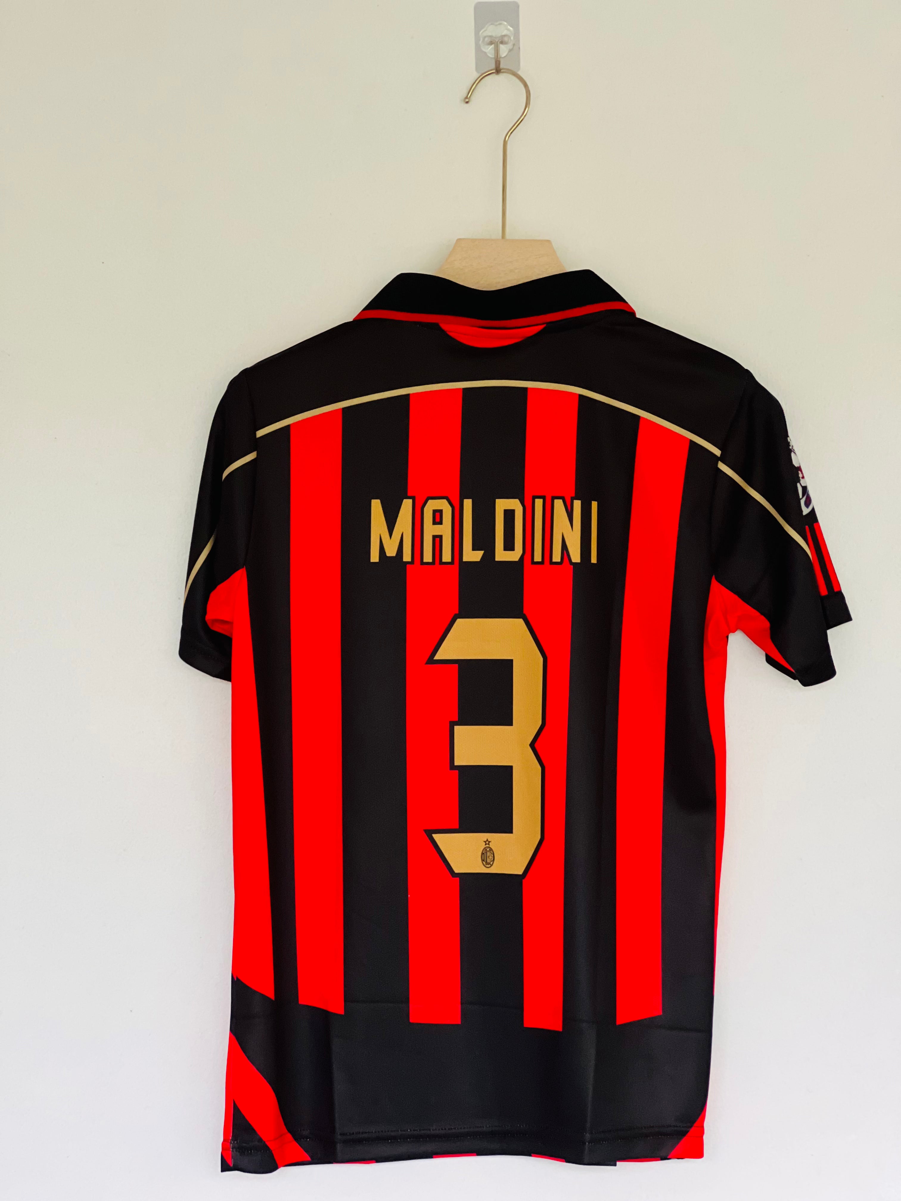 AC Milan 2006-07 Home Paolo Maldini Retro Jersey