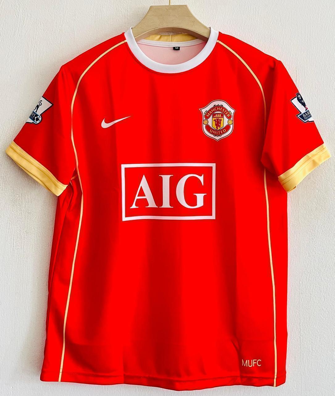 Relive Ronaldo’s Breakout Brilliance with the 2006-07 Manchester United Home Jersey