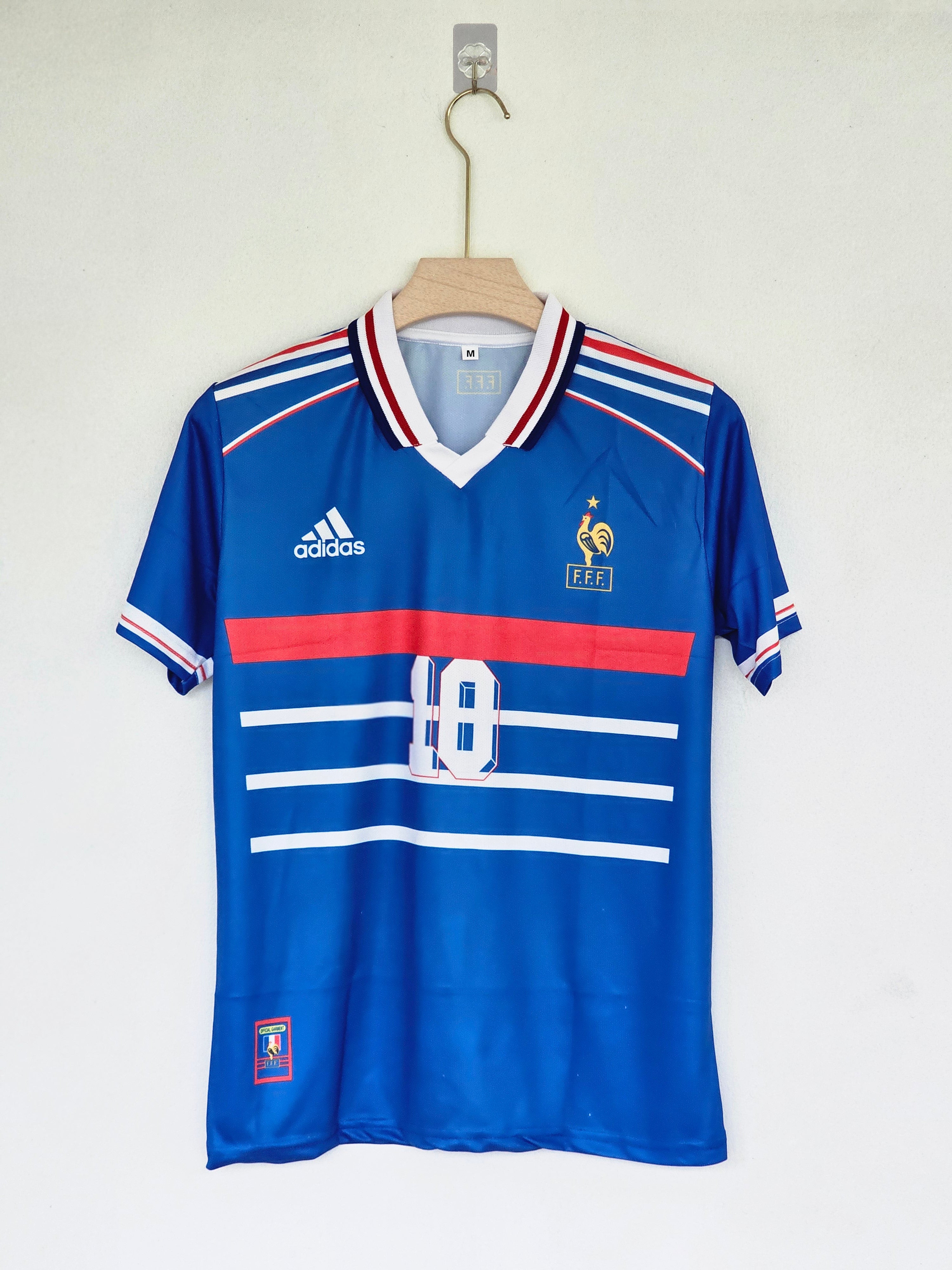 1998 France Home Jersey - Zidane World Champion Edition