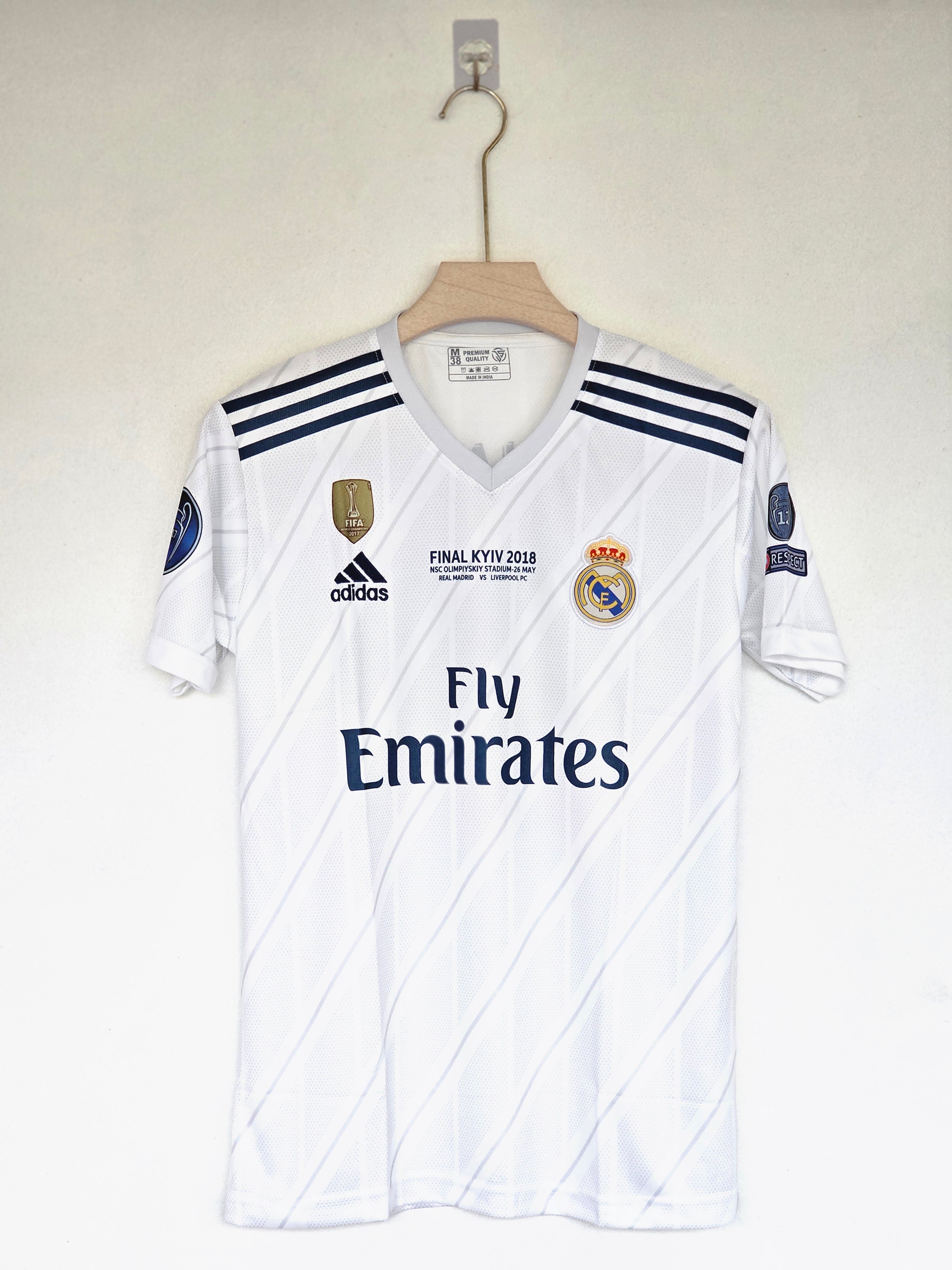 2018 Real Madrid Home Jersey - Classic Blancos Embroidery Edition