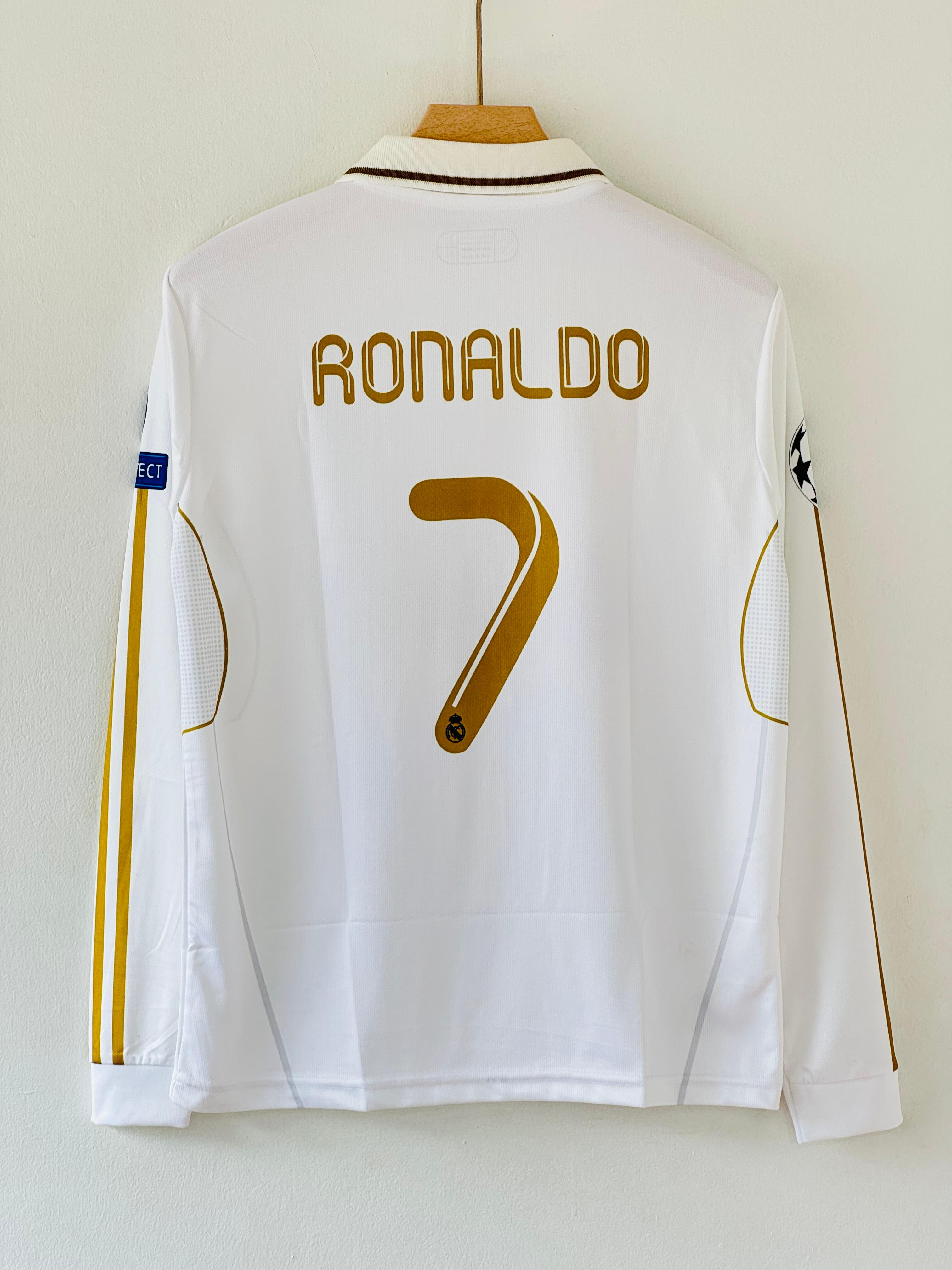 Celebrate a Record-Breaking Season with the 2011-12 Real Madrid Home Jersey – Cristiano Ronaldo Full Sleeve  Edition