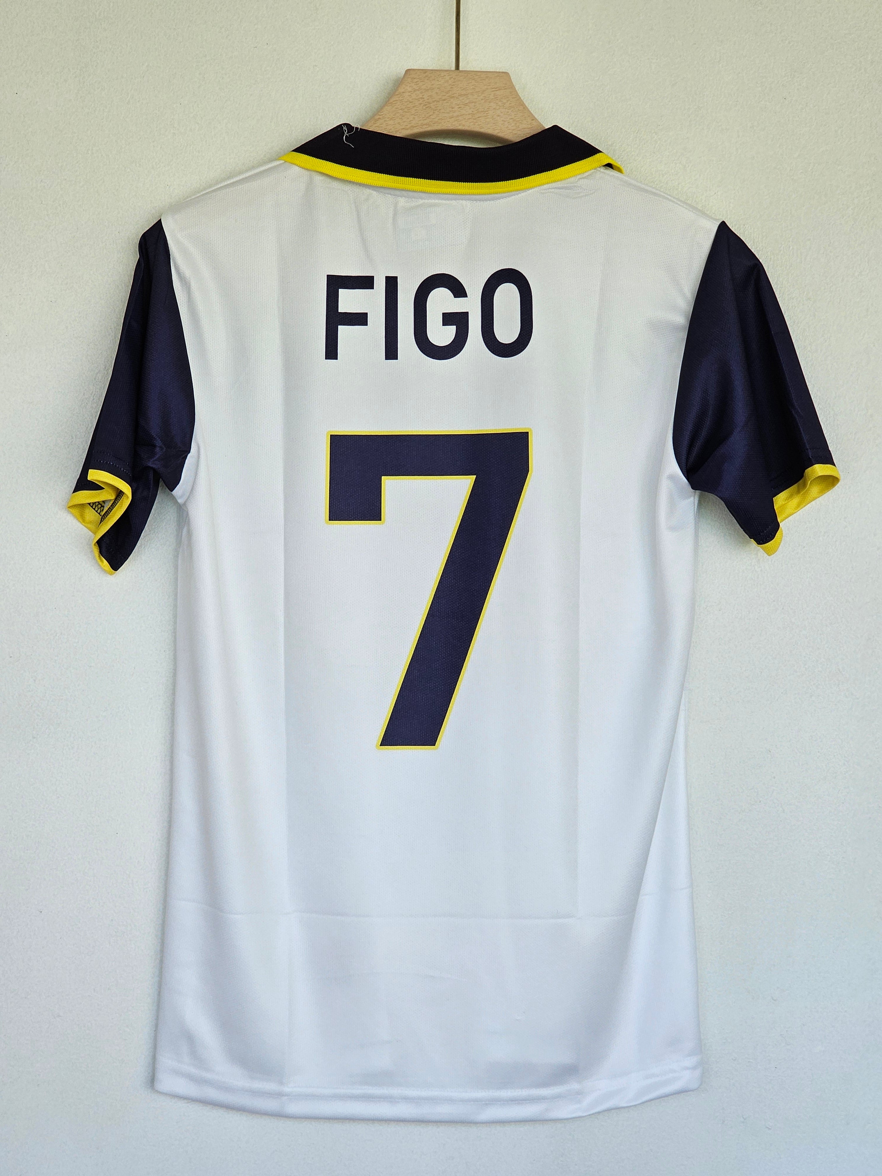 2001-02 Portugal Away Jersey - Luís Figo Embroidery Edition