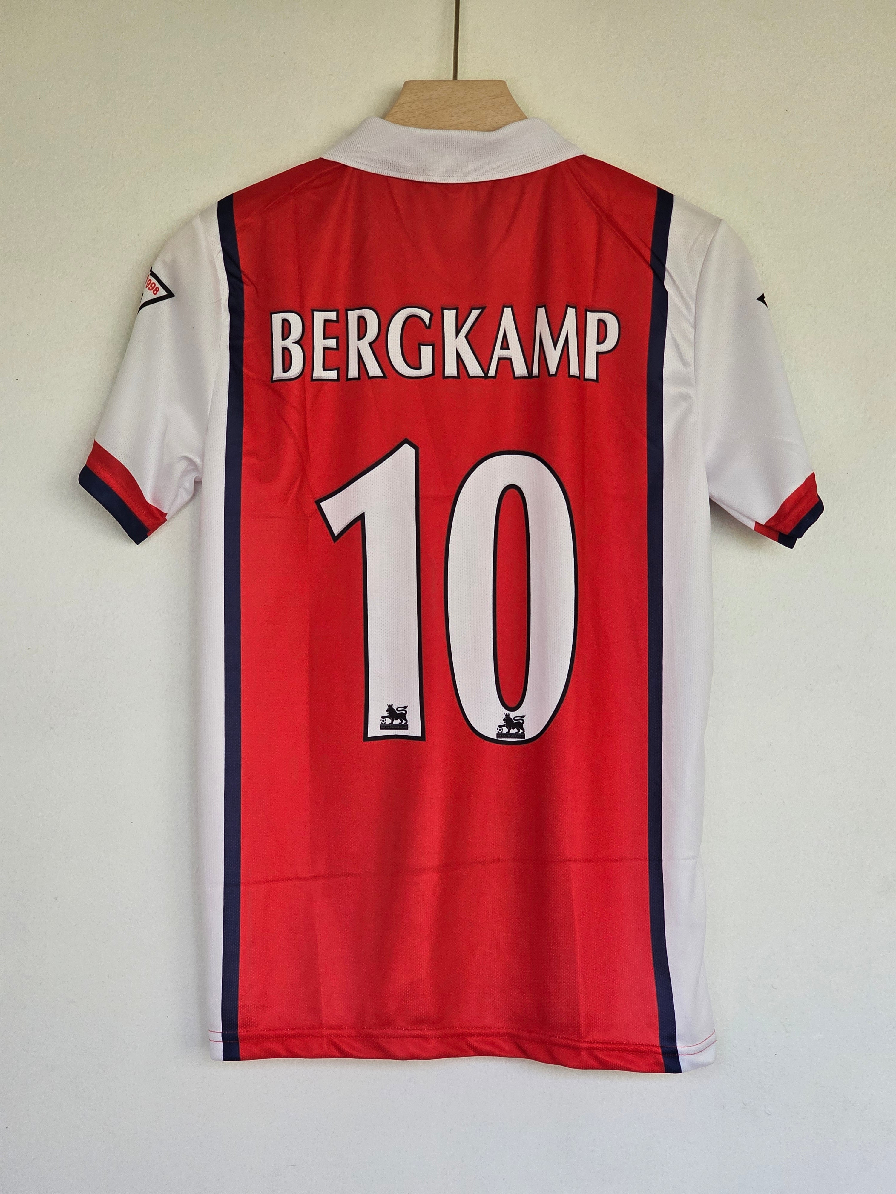 1998-99 Arsenal Home Jersey - Bergkamp Edition