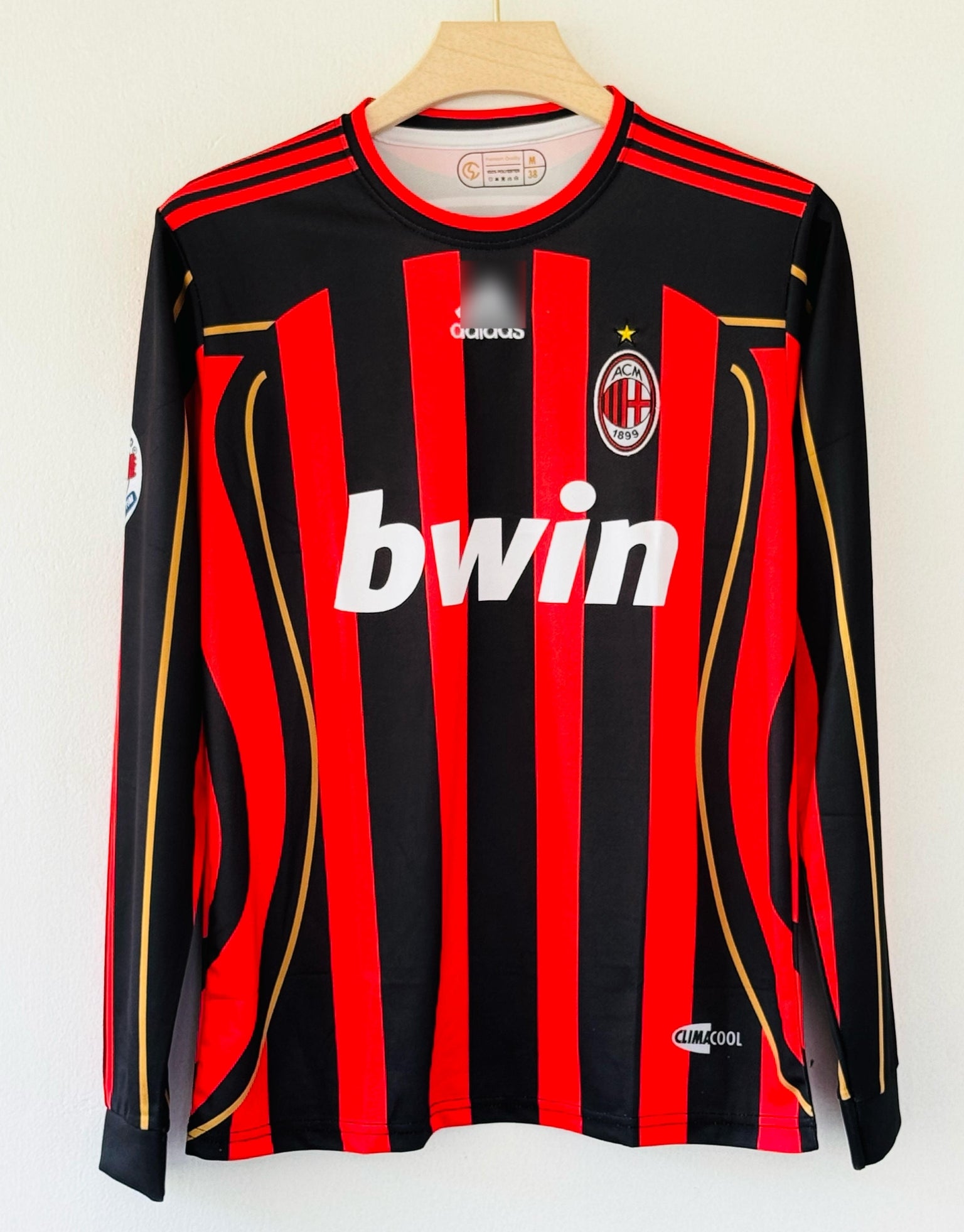 2006-07 AC Milan Home Jersey – kaka Full sleeve Embroidery Edition