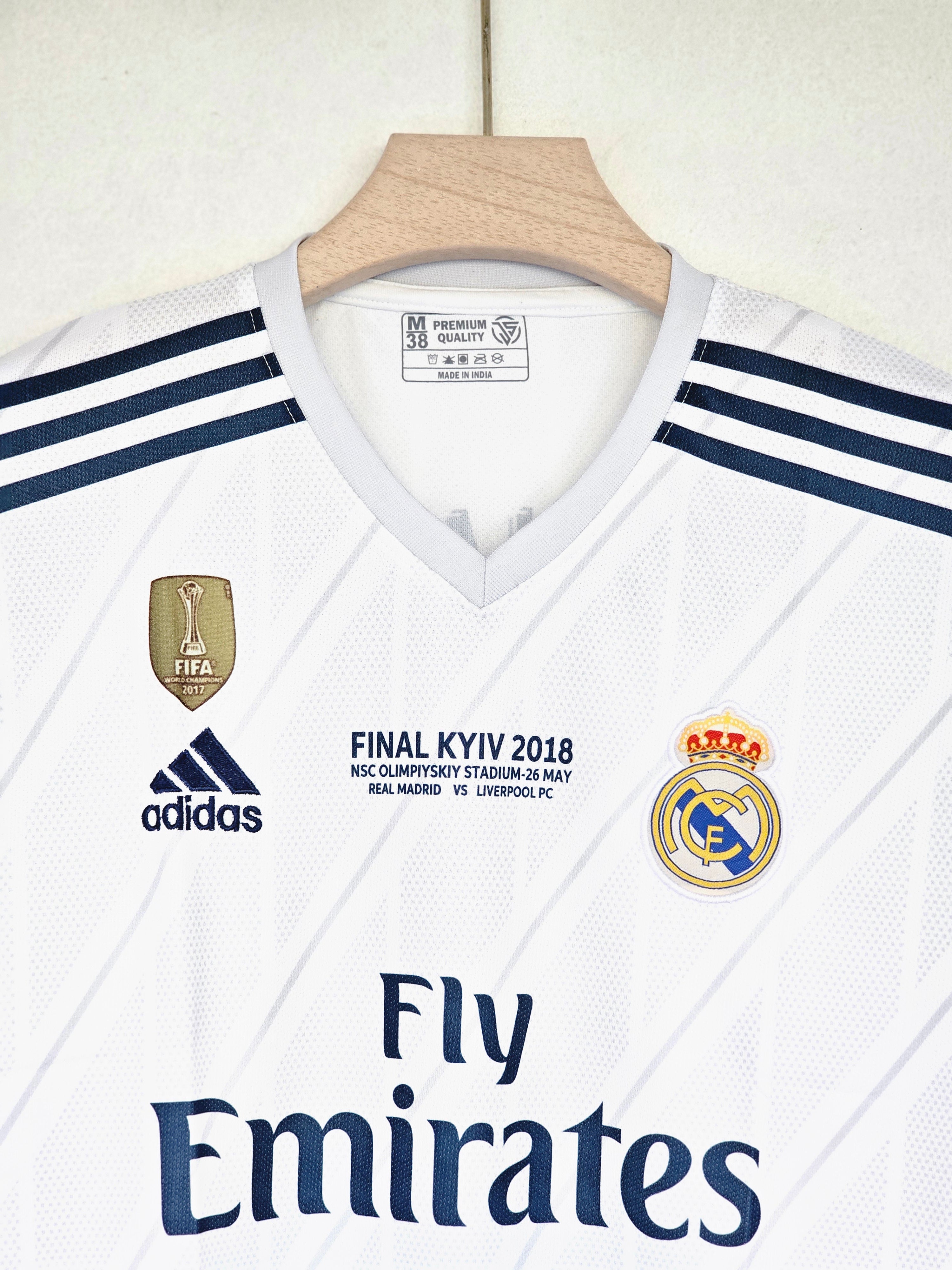 2018 Real Madrid Home Jersey - Classic Blancos Embroidery Edition