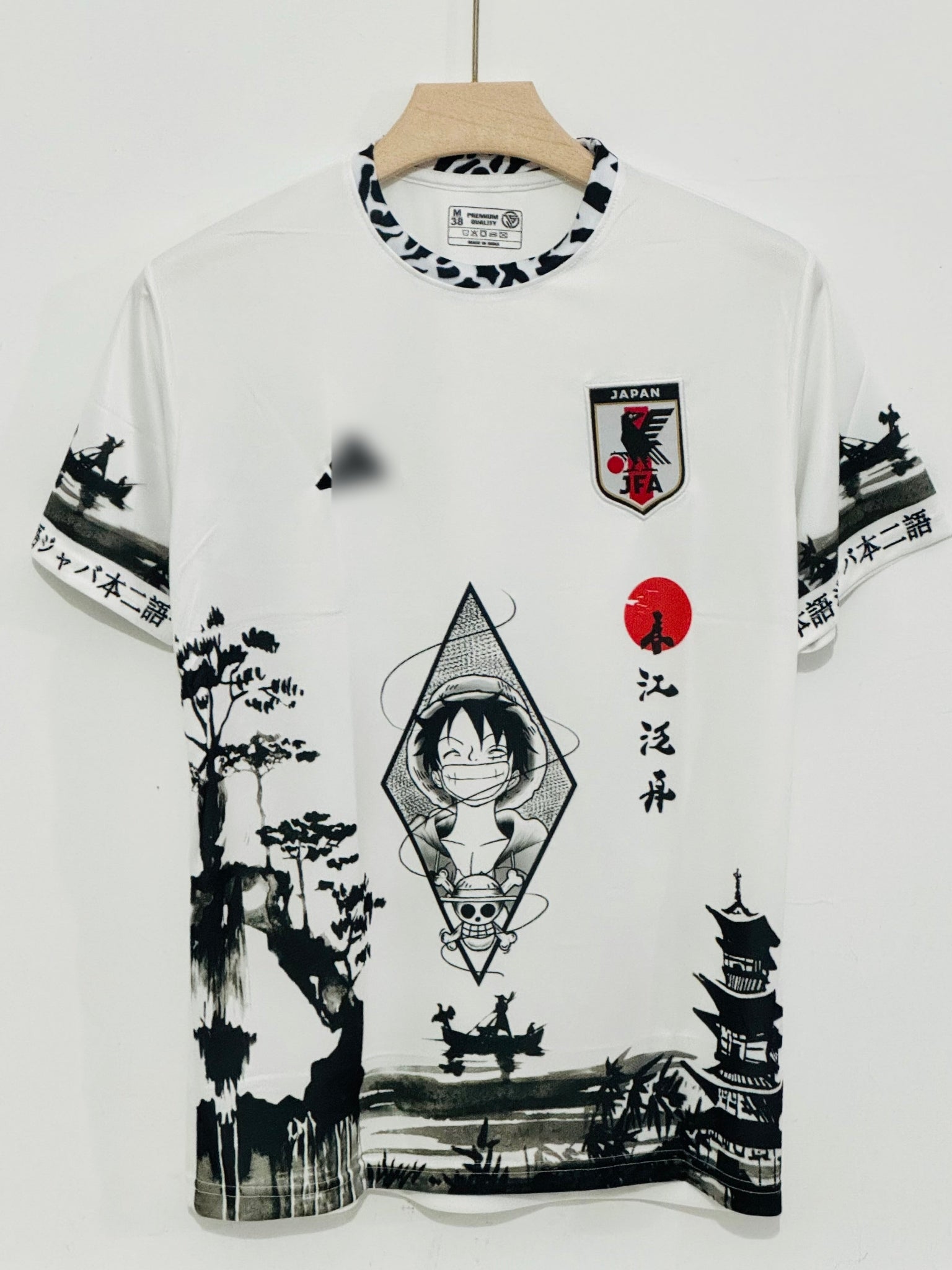 Set Sail with the Japan x One Piece Monkey D. Luffy Jersey – Embroidery Edition