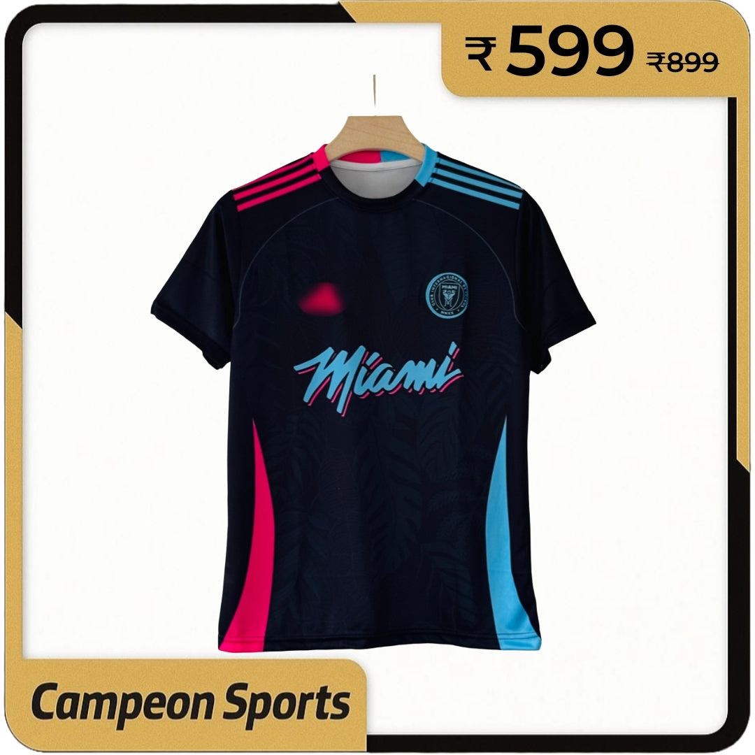 Honor the GOAT in Style with the 2024/25 Inter Miami Black Special Edition – Messi Jersey