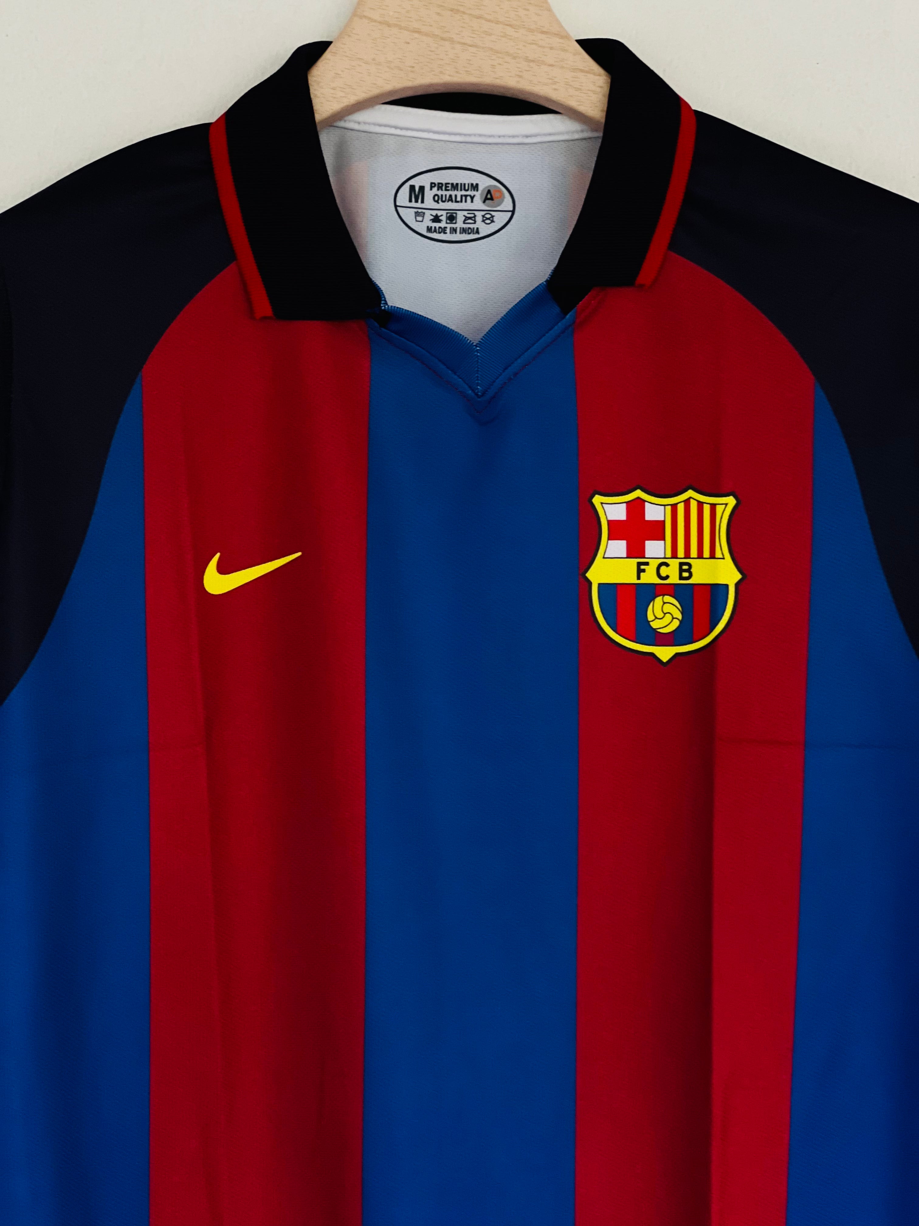 2003-04 Barcelona Home Jersey - Ronaldinho Magic Edition