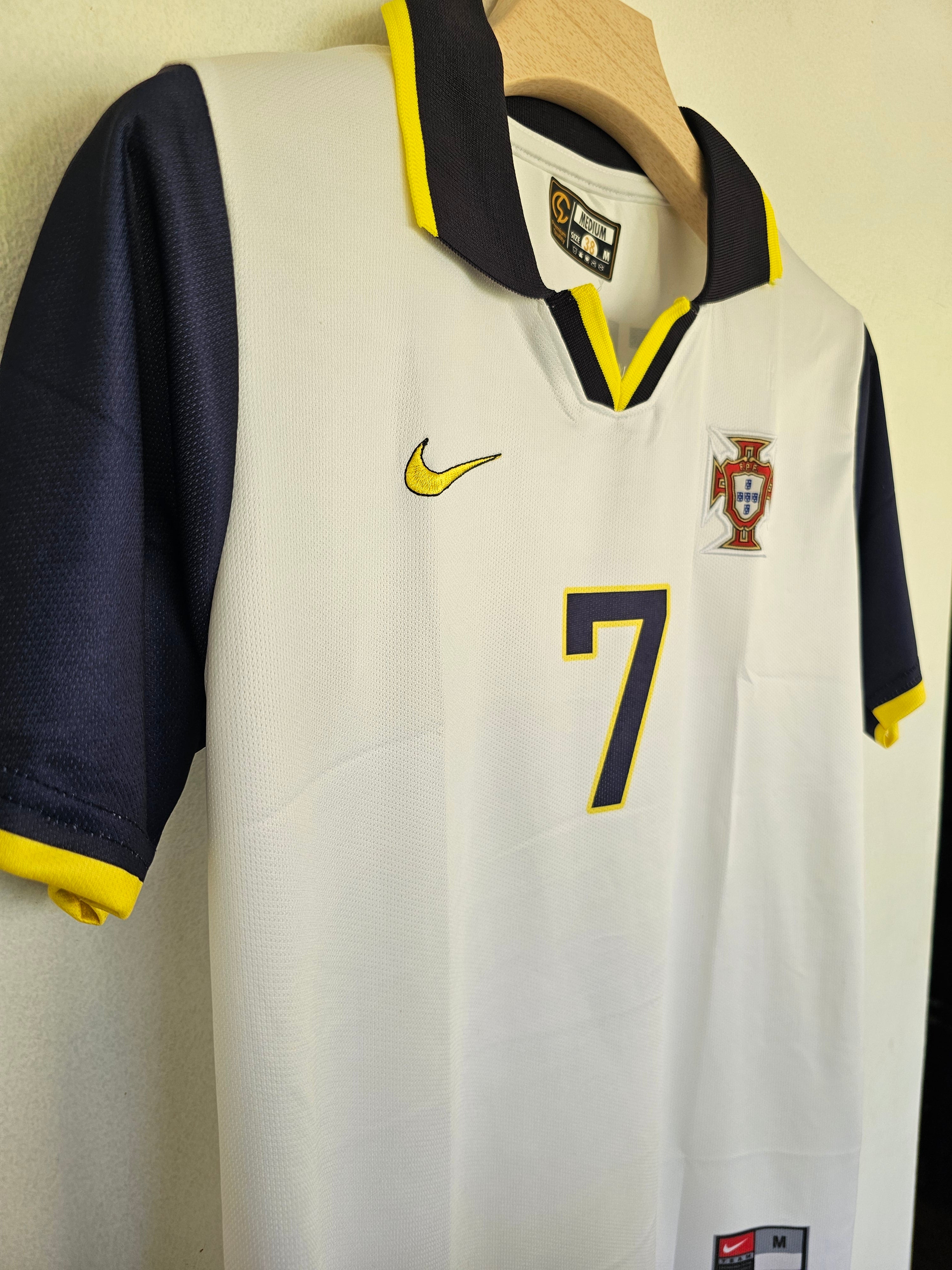 2001-02 Portugal Away Jersey - Luís Figo Embroidery Edition