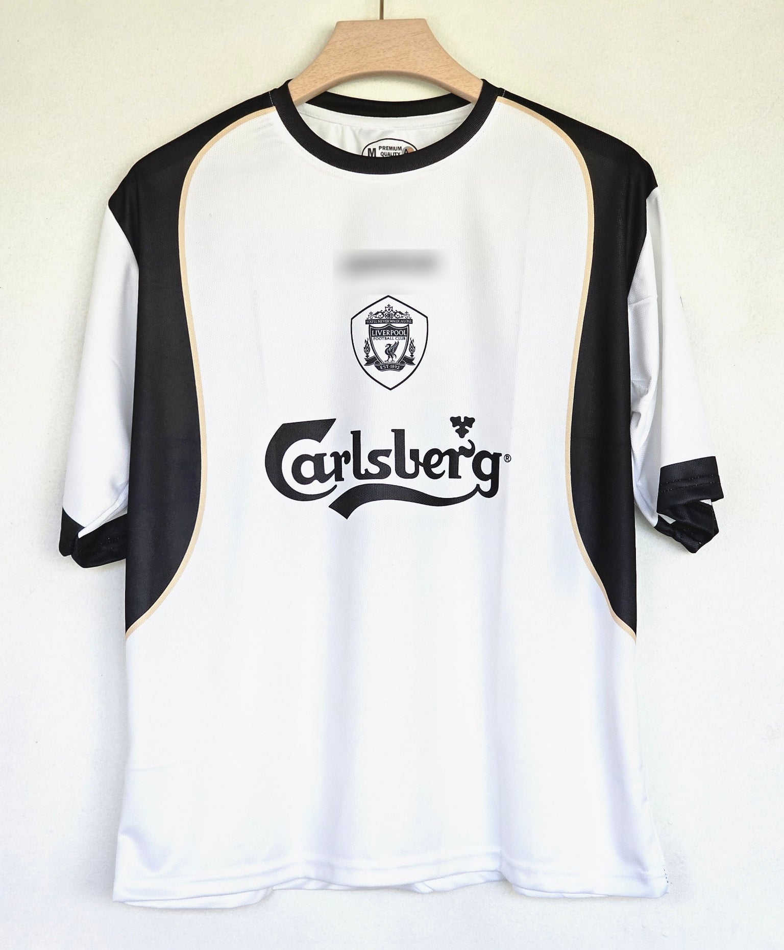 2001-02 Liverpool Away Jersey - Five-Sleeve Gerrard Edition